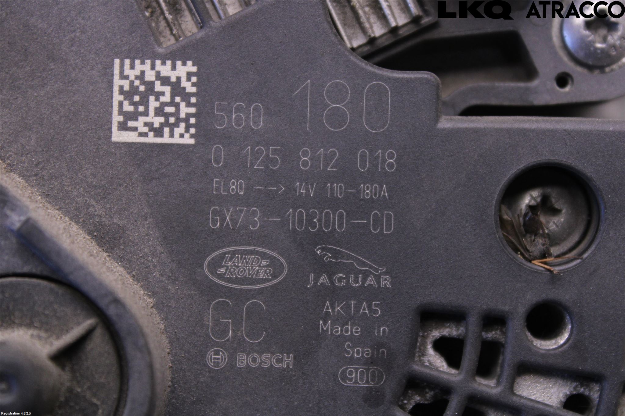 Jaguar XE (X760) 15-24 Generator
