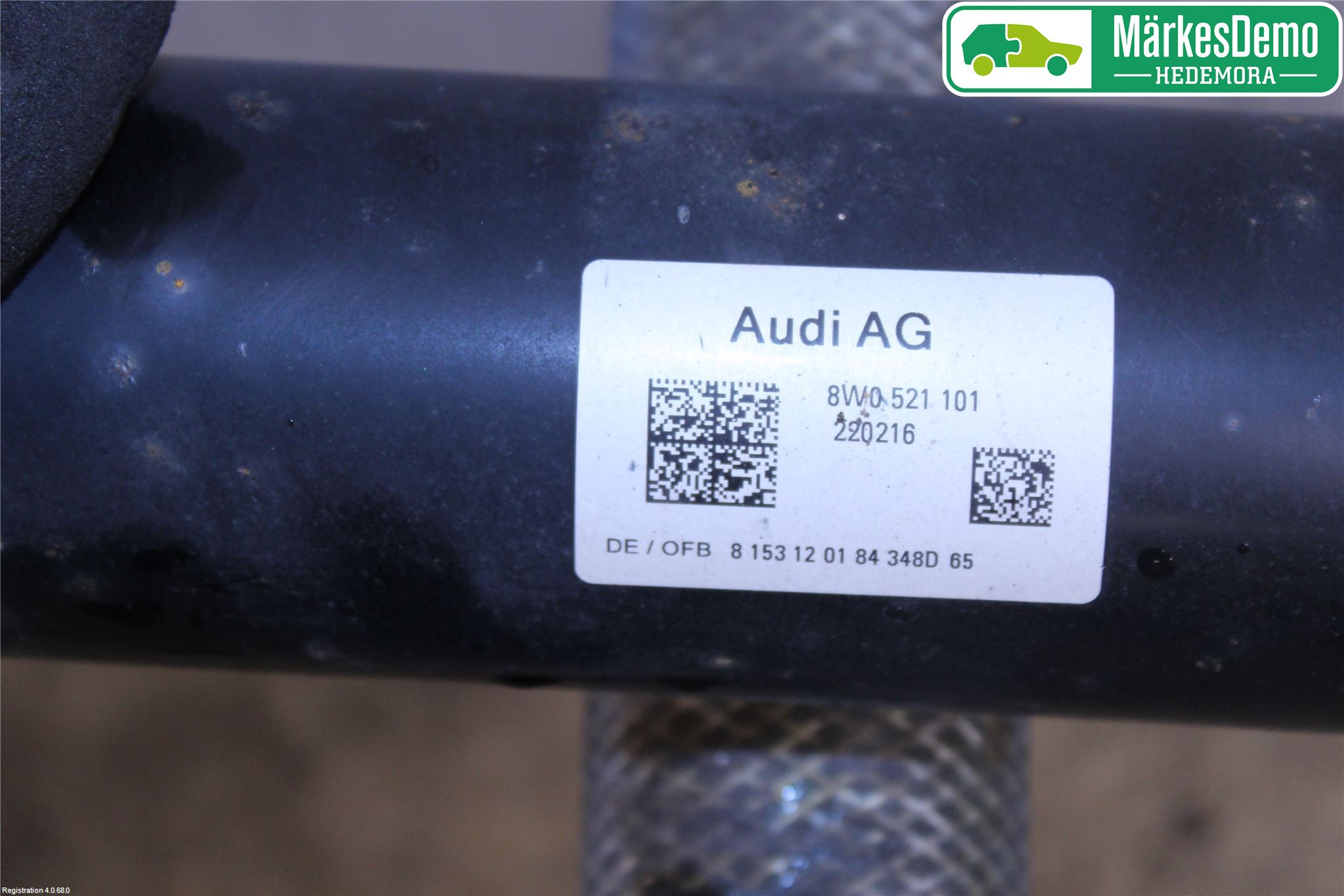 Audi A4/S4 B9 16-19 Mellanaxel Komp