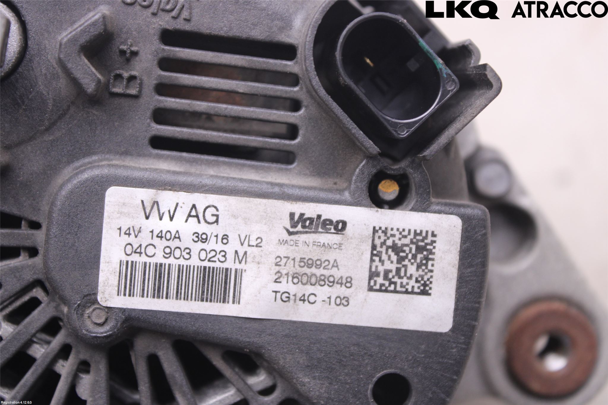 Volkswagen VW GOLF / E-GOLF VII 13-20 Generator