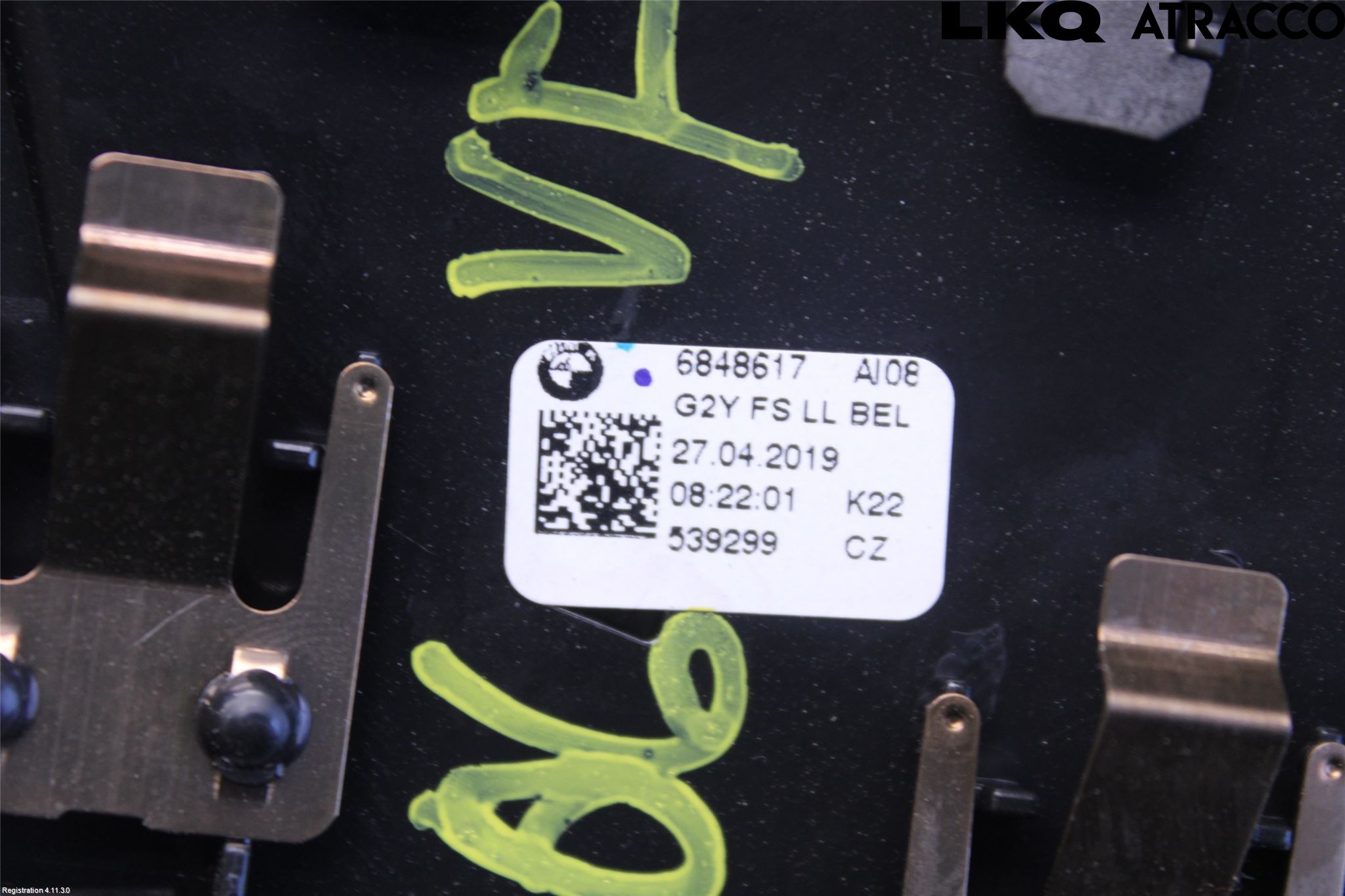 BMW 3 G20/G21/G80/G81 19- Defrosterkanal-Munstycke