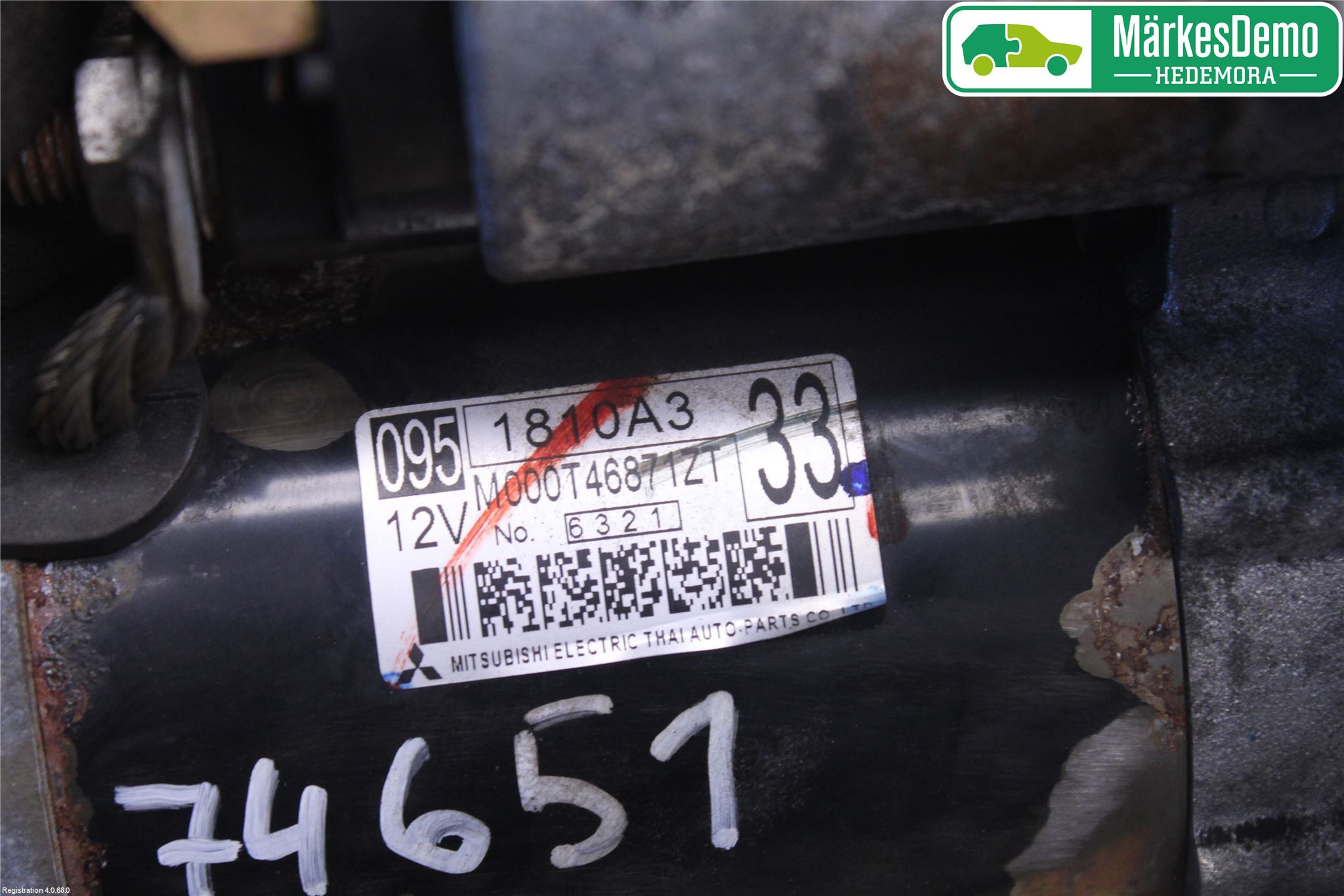 Mitsubishi SPACE STAR 13- Startmotor