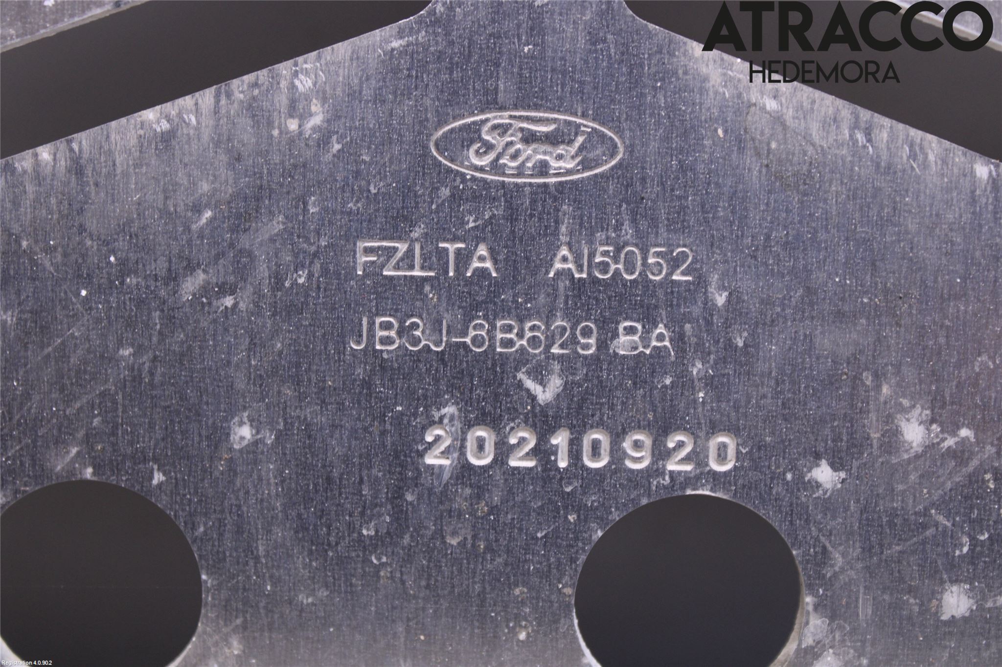 Ford RANGER EU 12-23 Hasplåt Plåt-Plast