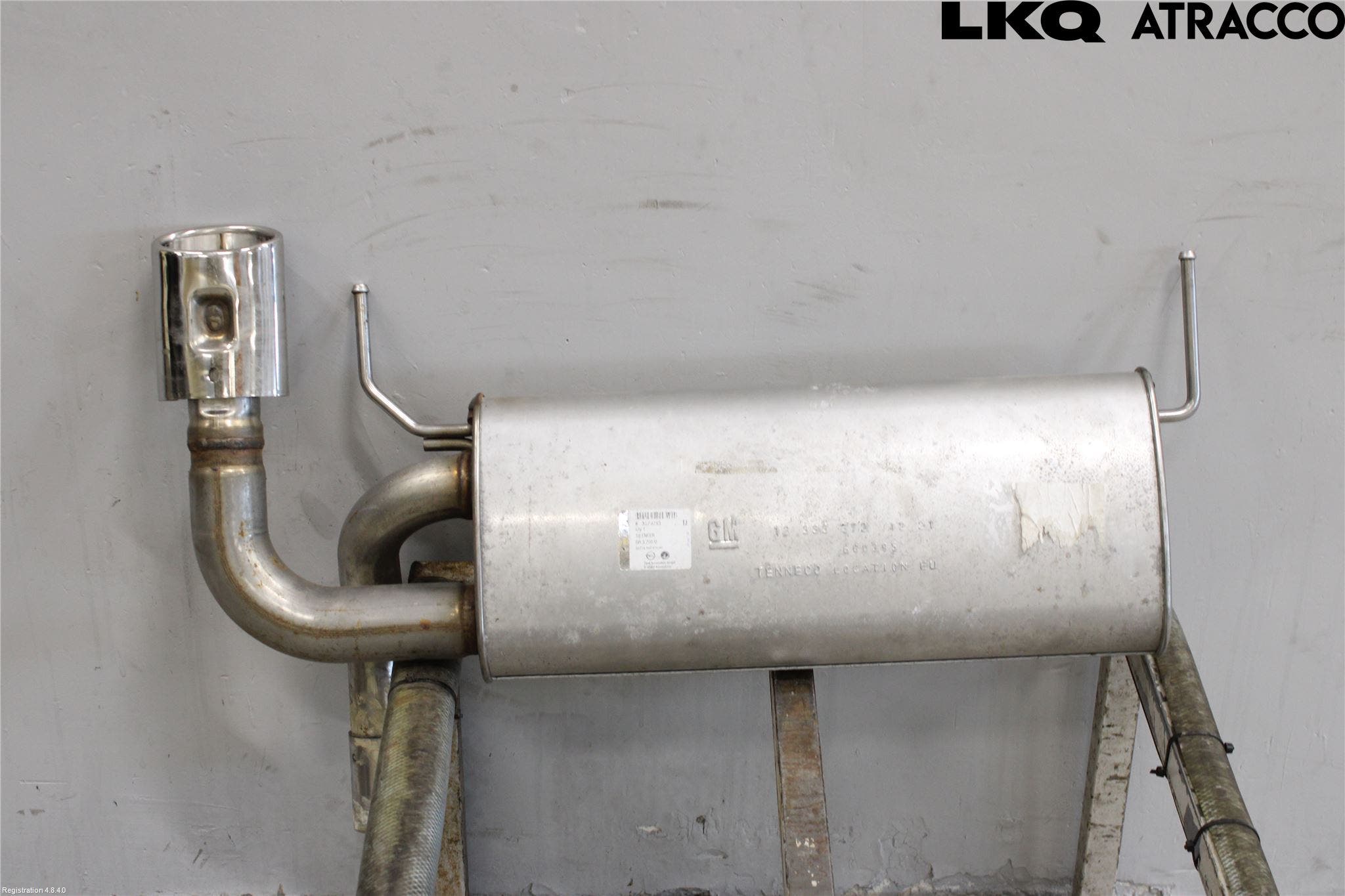 Opel ASTRA J 10-15 Avgas Bakre Dämpare