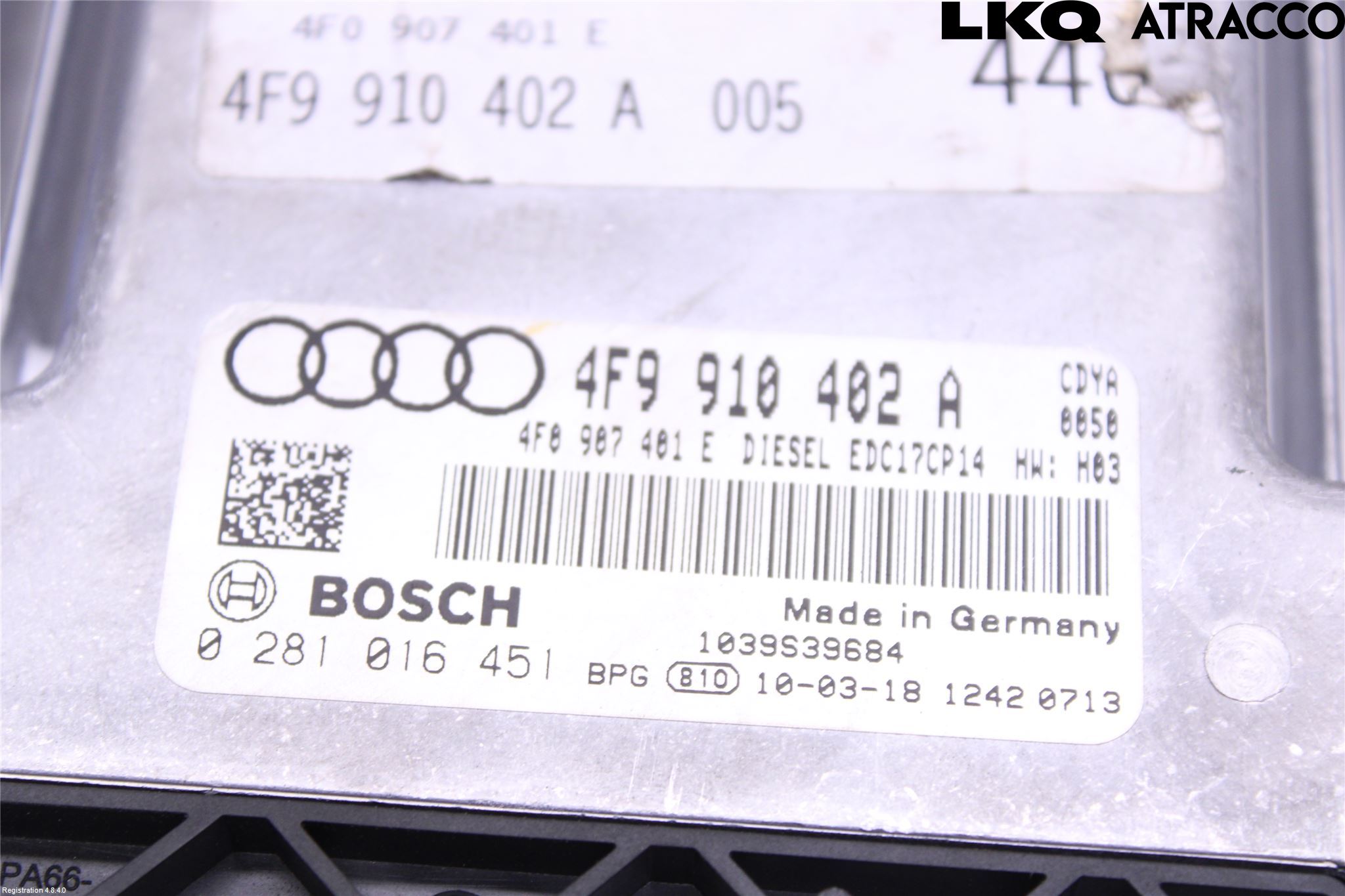 Audi A6/S6     05-11 Styrenhet Inspump Diesel