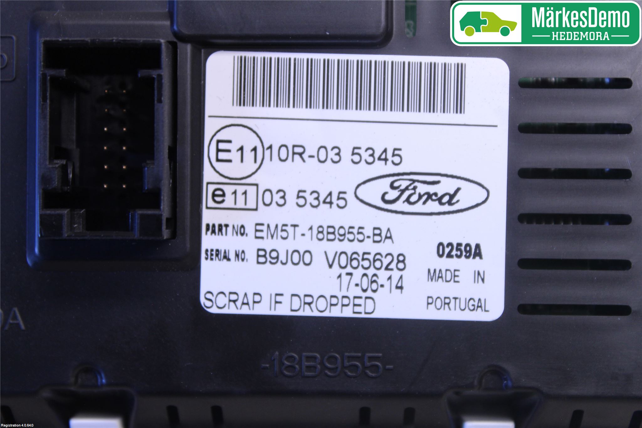 Ford TRANSIT/TOURNEO CONNECT 13-22 Multifunktionsdisplay