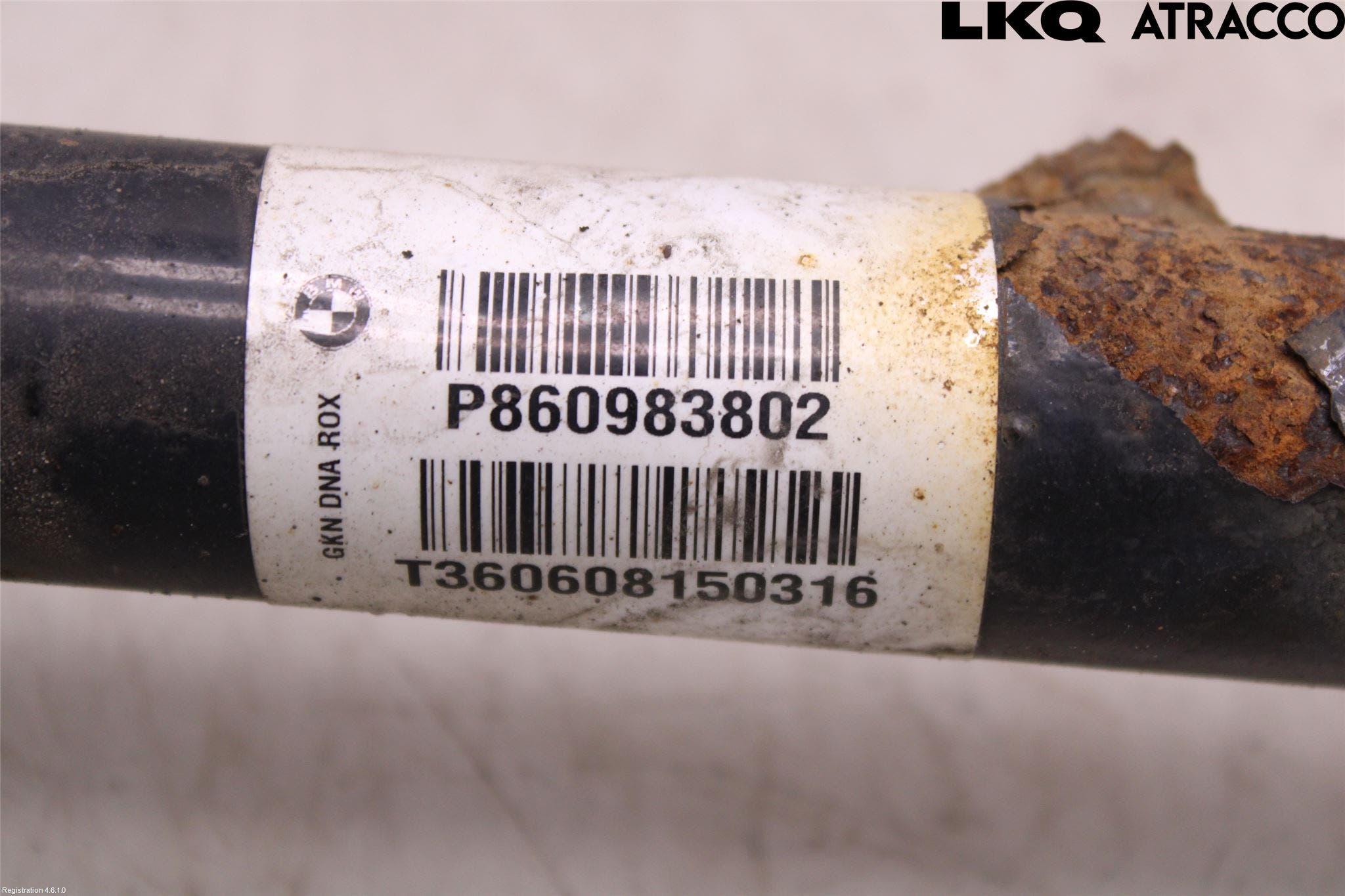 BMW X6 F16 14-19 Drivaxel Bak Höger