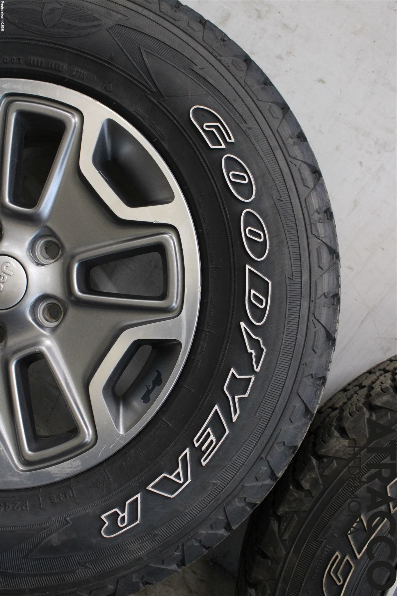Jeep WRANGLER Vinterdäck Alumfälg 4St