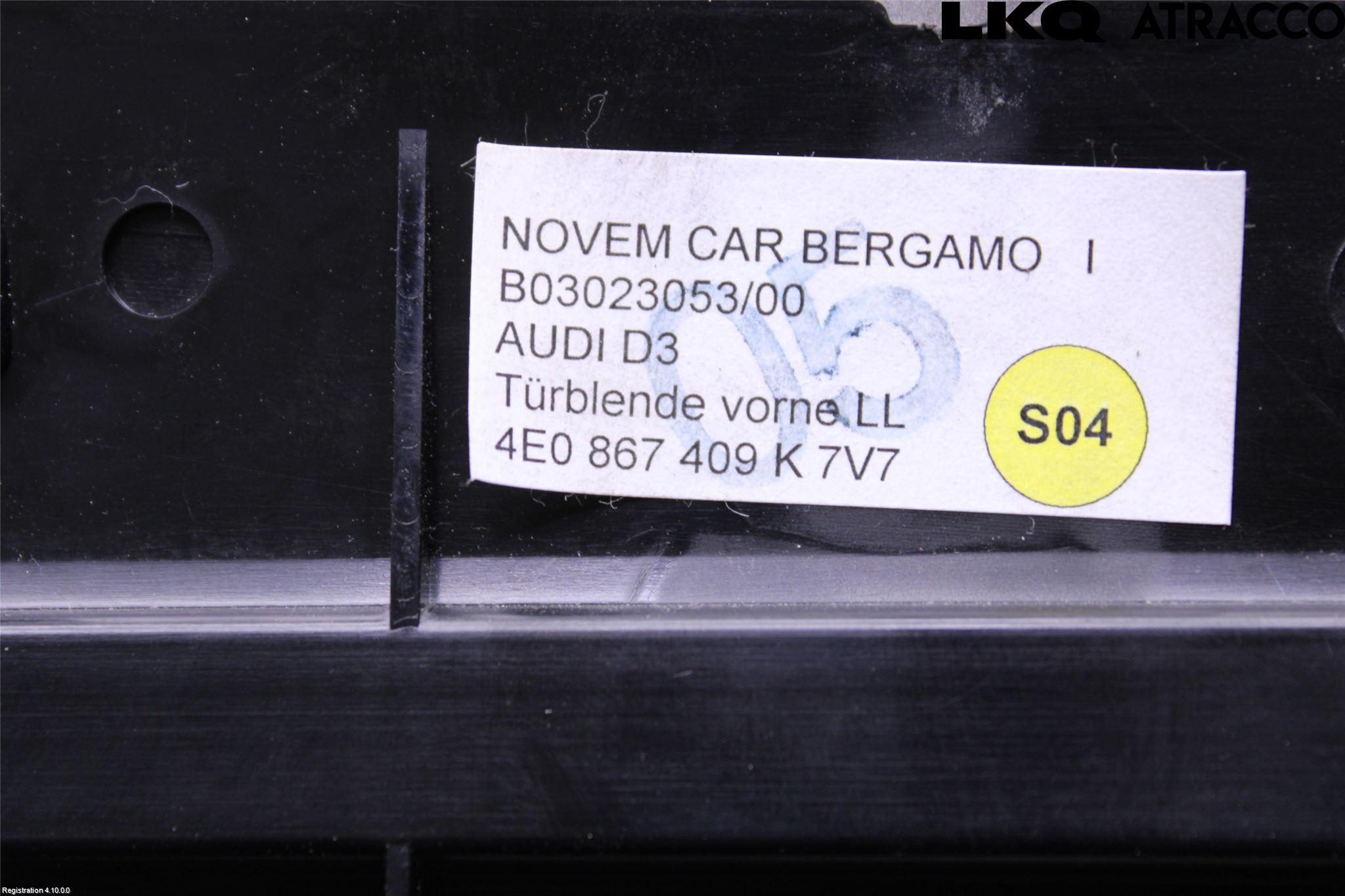 Audi A8/S8 4D 94-02 Dörrklädsel Inlägg-List Vä