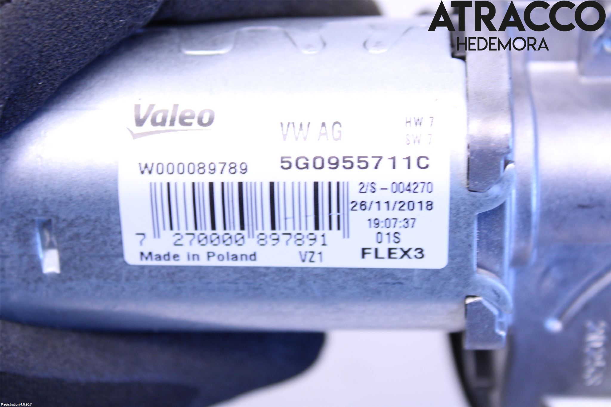 Volkswagen VW TIGUAN 16-24 Torkarmotor Baklucka