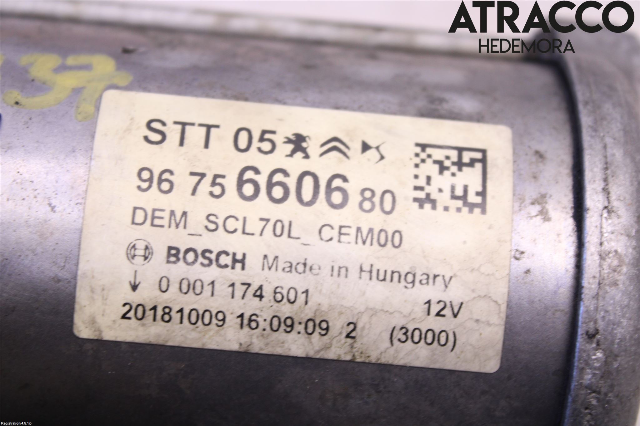 Citroen BERLINGO 08-18 Startmotor Diesel