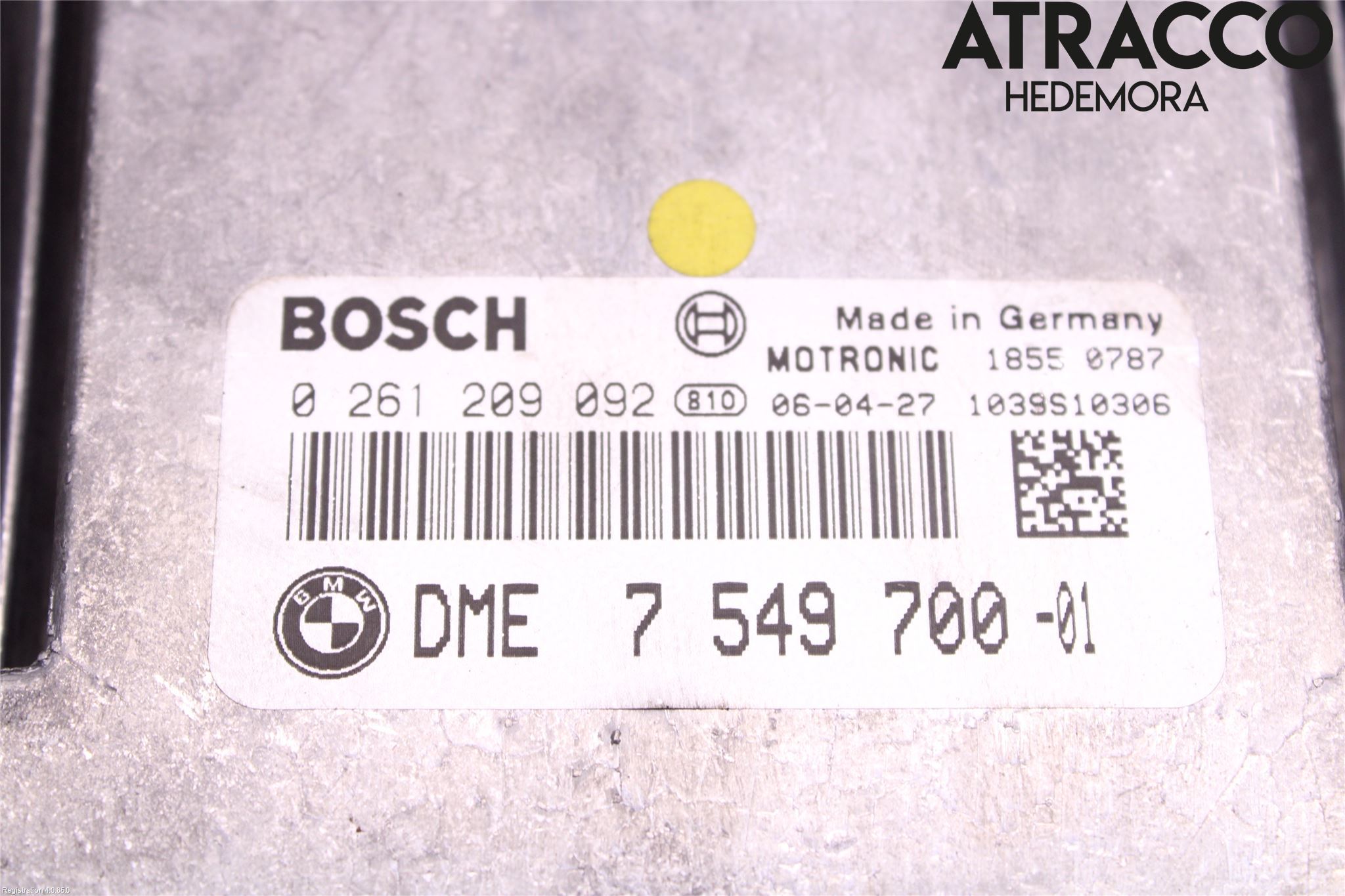 BMW 5 E60/61 Sed/Tou 02-10 Styrenhet Insprut Bensin