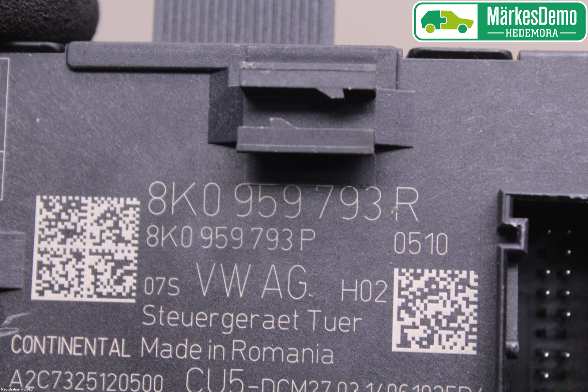 Audi A4 12-15 Styrenhet Dörr