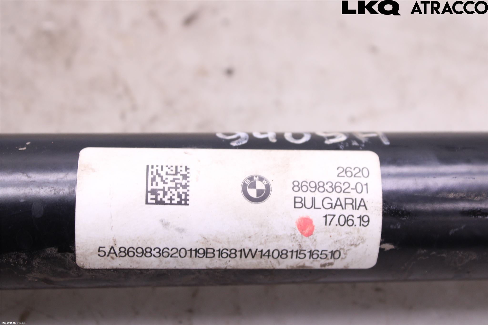 BMW 5 G30/G31/F90 17-23 Mellanaxel Främre