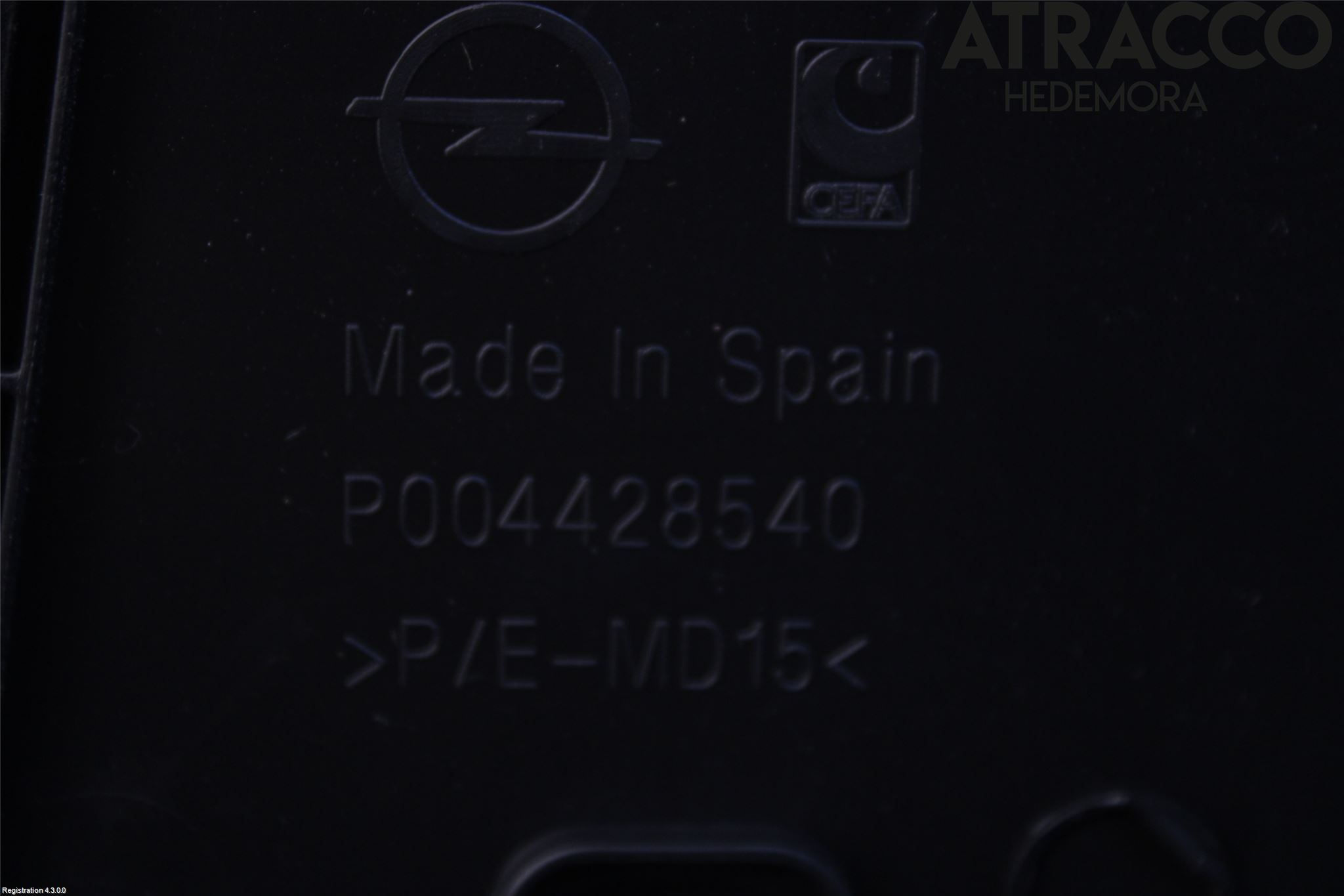 Opel CORSA F, CORSA-E 20- Handskfack