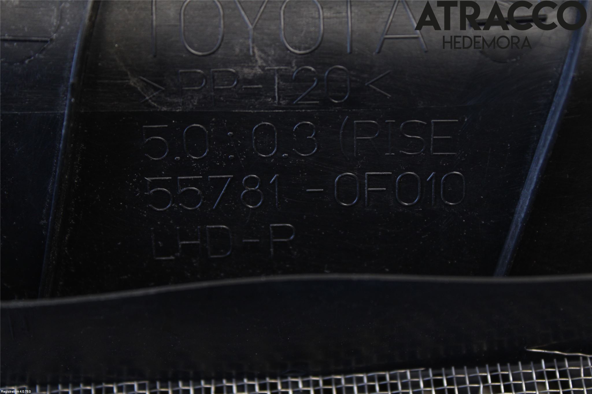 Toyota COROLLA VERSO 04-07 Torpedplåt-Torpedplast