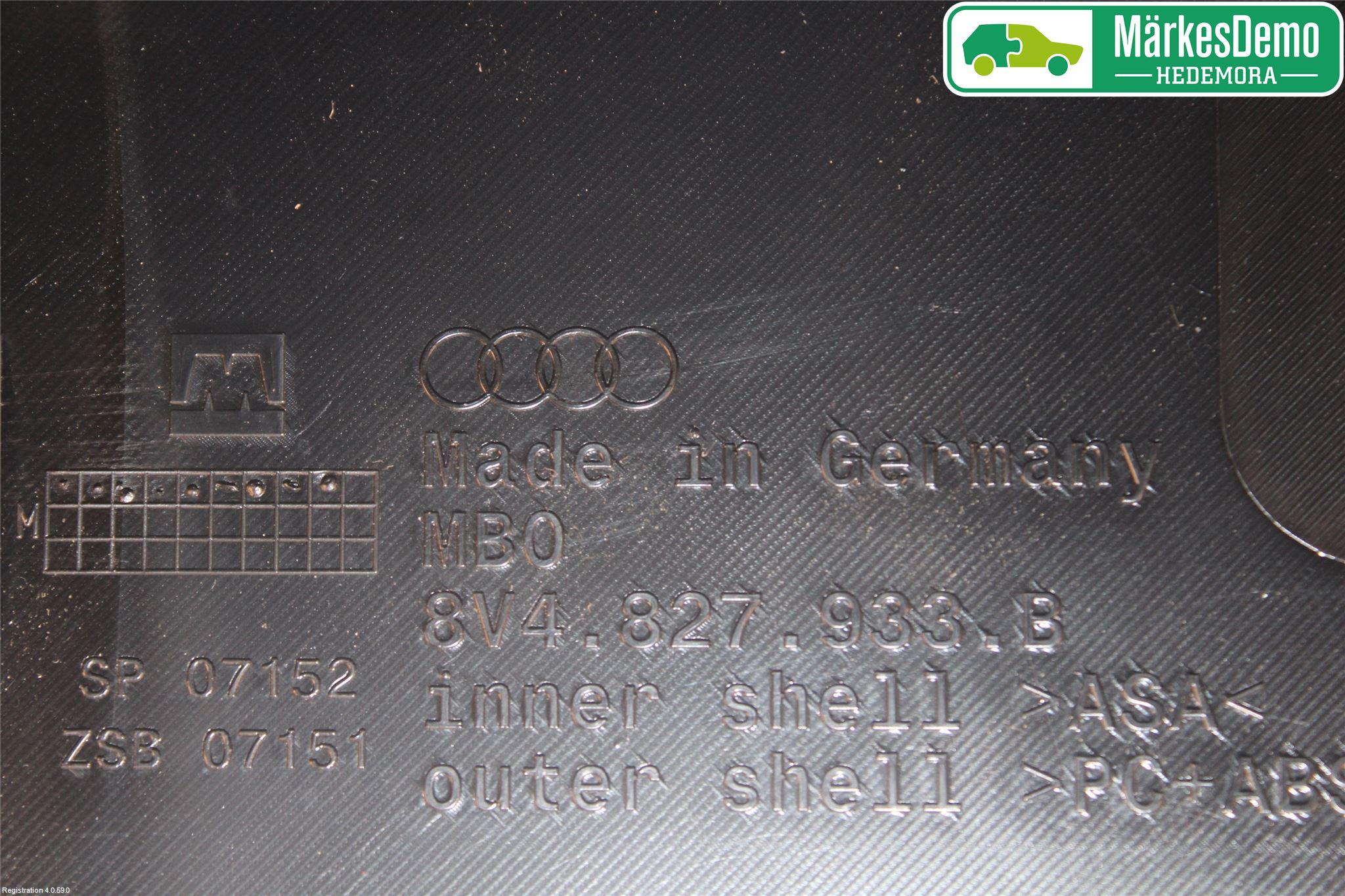 Audi A3/S3 8V 13-20 Spoiler Baklucka