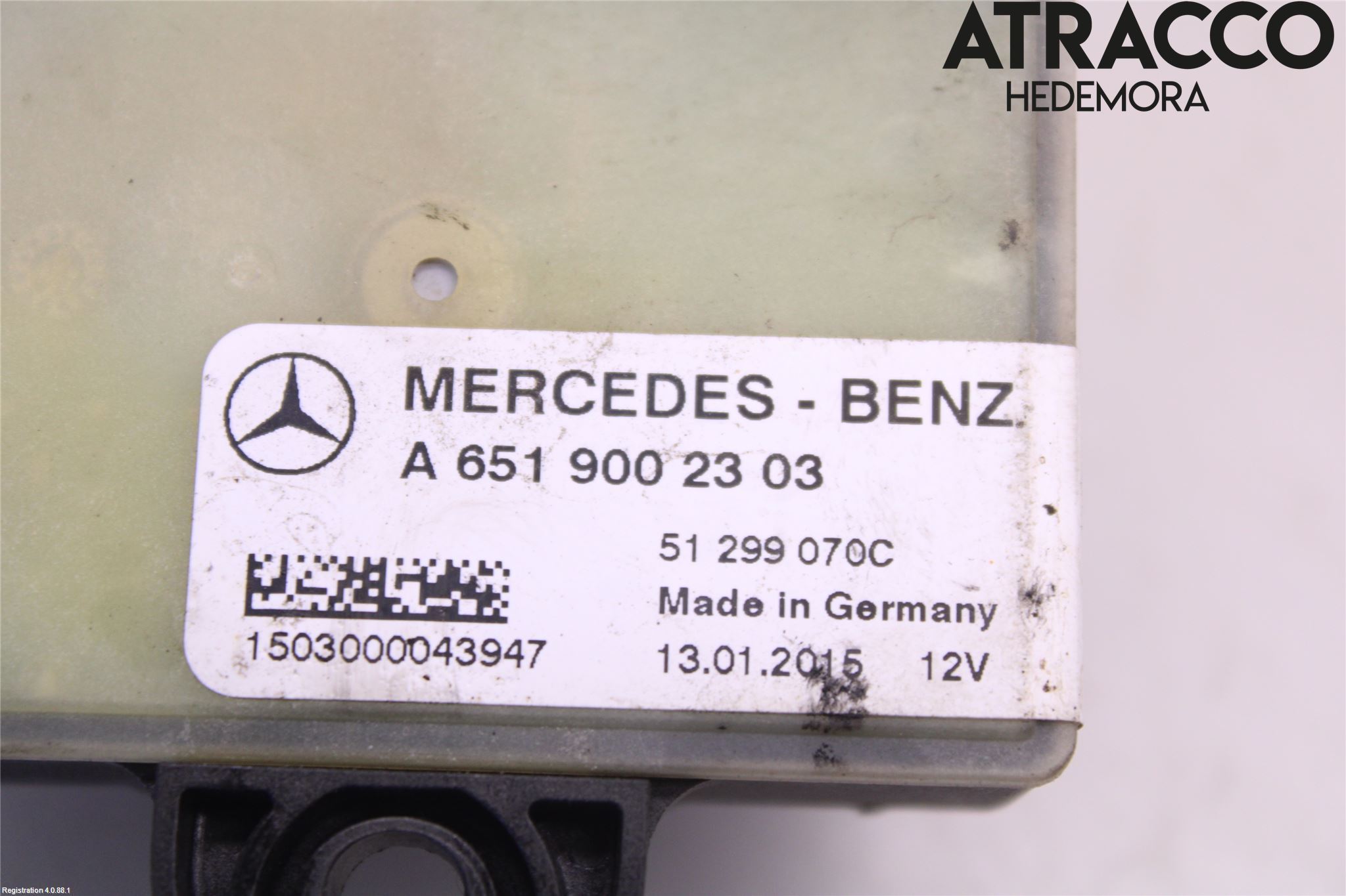 Mercedes-Benz MB E-KLASS (W212) 09-16 Relä Glödning Diesel