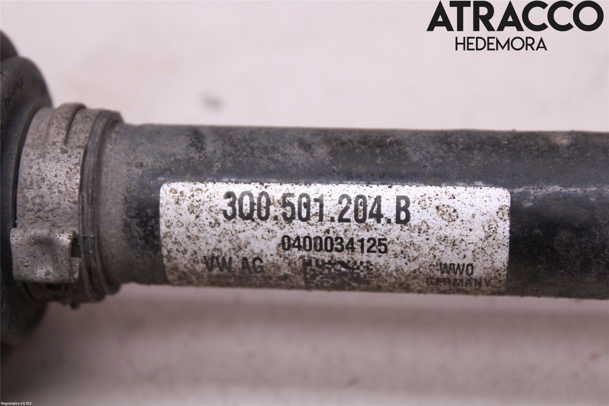 Volkswagen VW TIGUAN 16-24 Drivaxel Bak Höger
