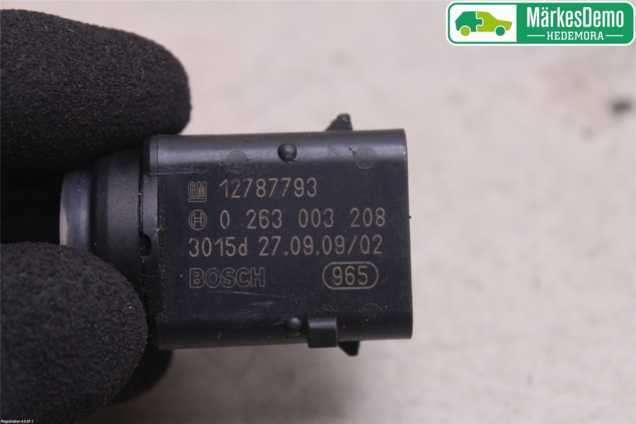 Saab 9-3 VER2/VER3 08-15 Parkeringshjälp Backsensor
