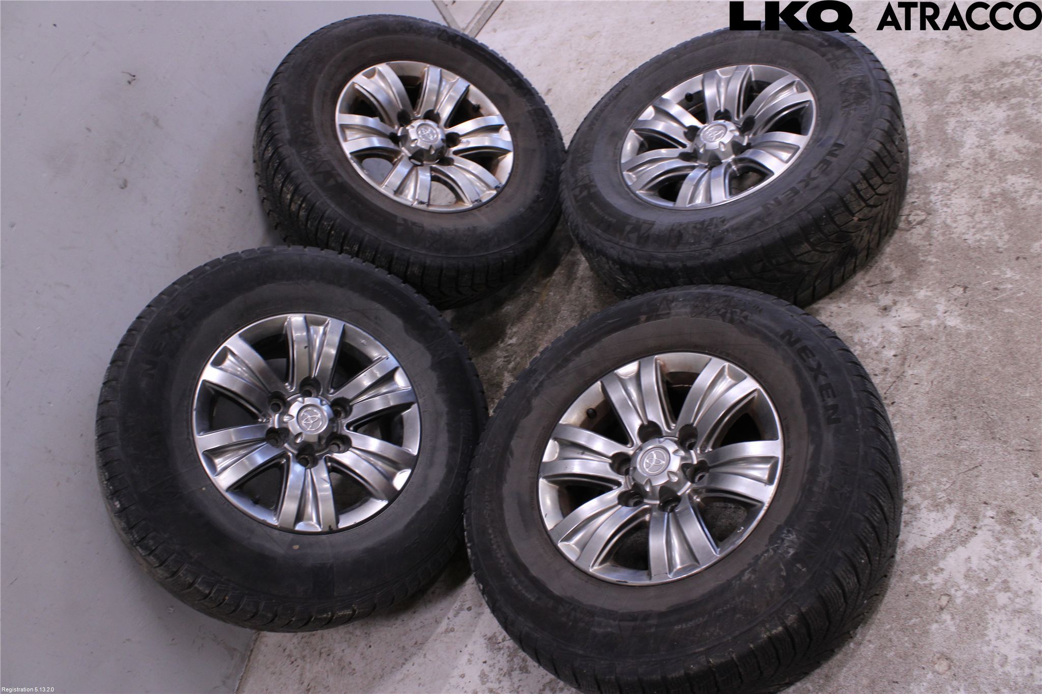 Toyota HILUX 05-16 Vinterdäck Alumfälg 4St