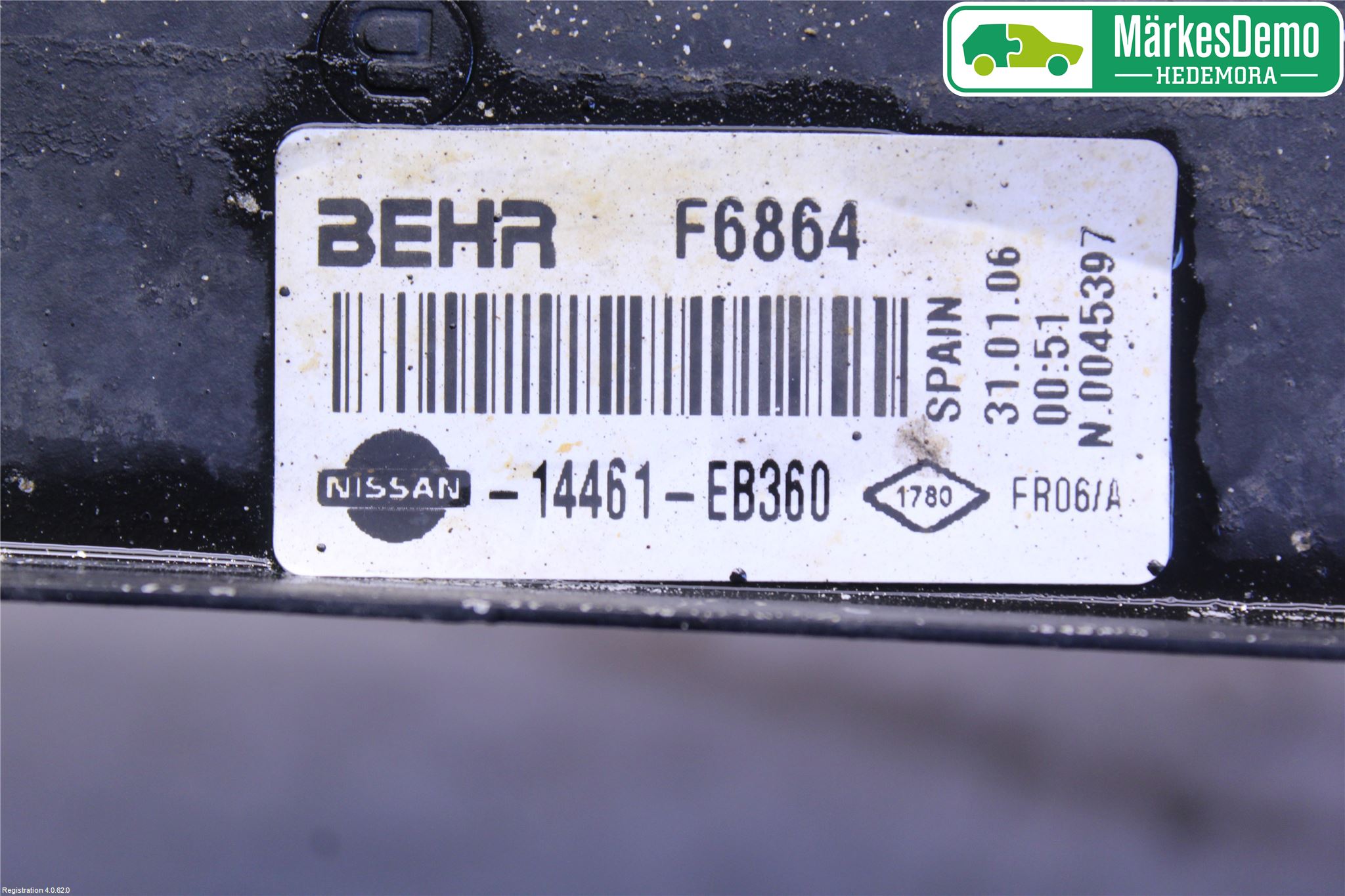 Nissan NAVARA 05-16 Laddluft-Intercooler Kyl