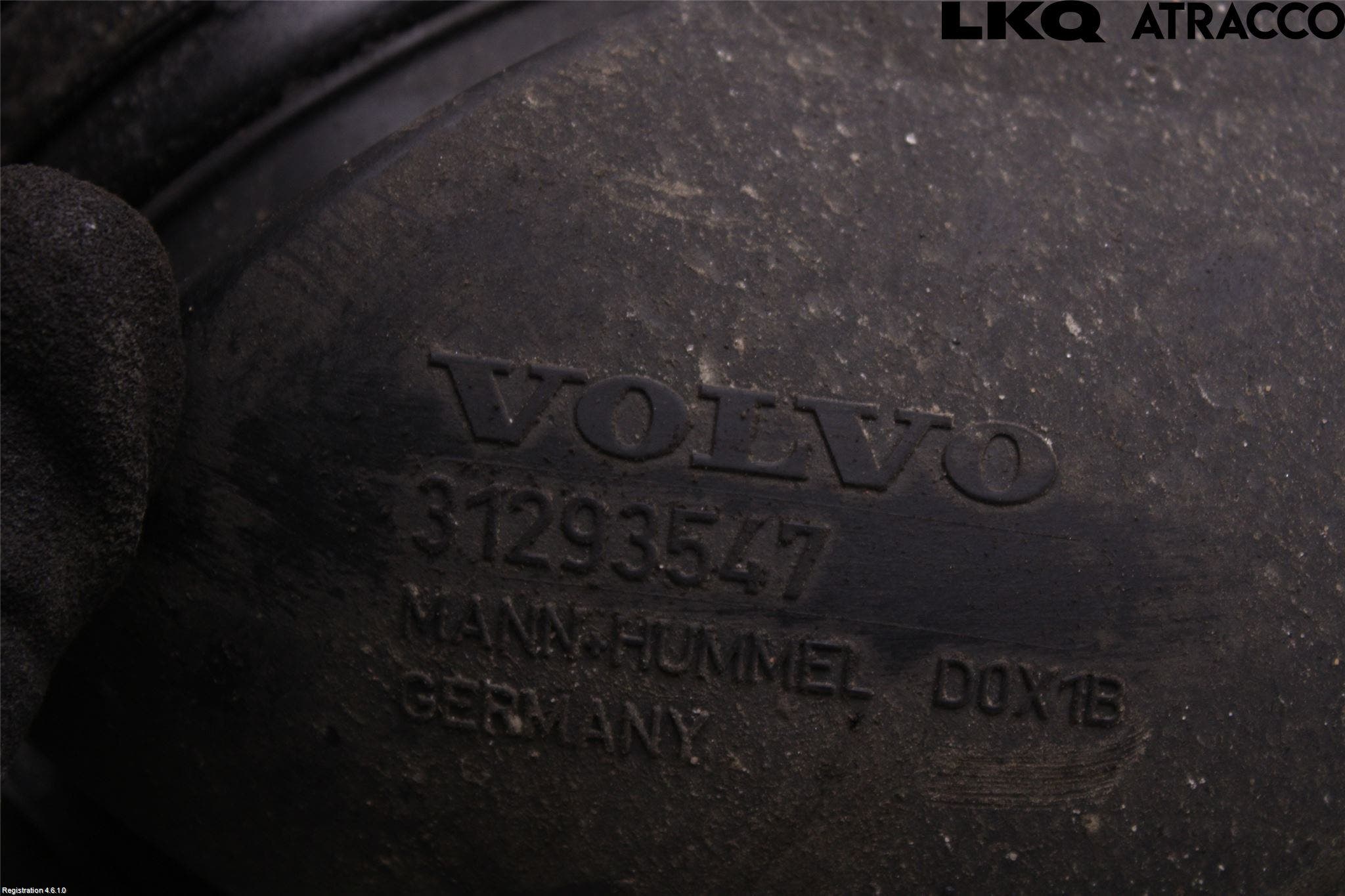 Volvo V70 08-13 Injgummibälg-Slang