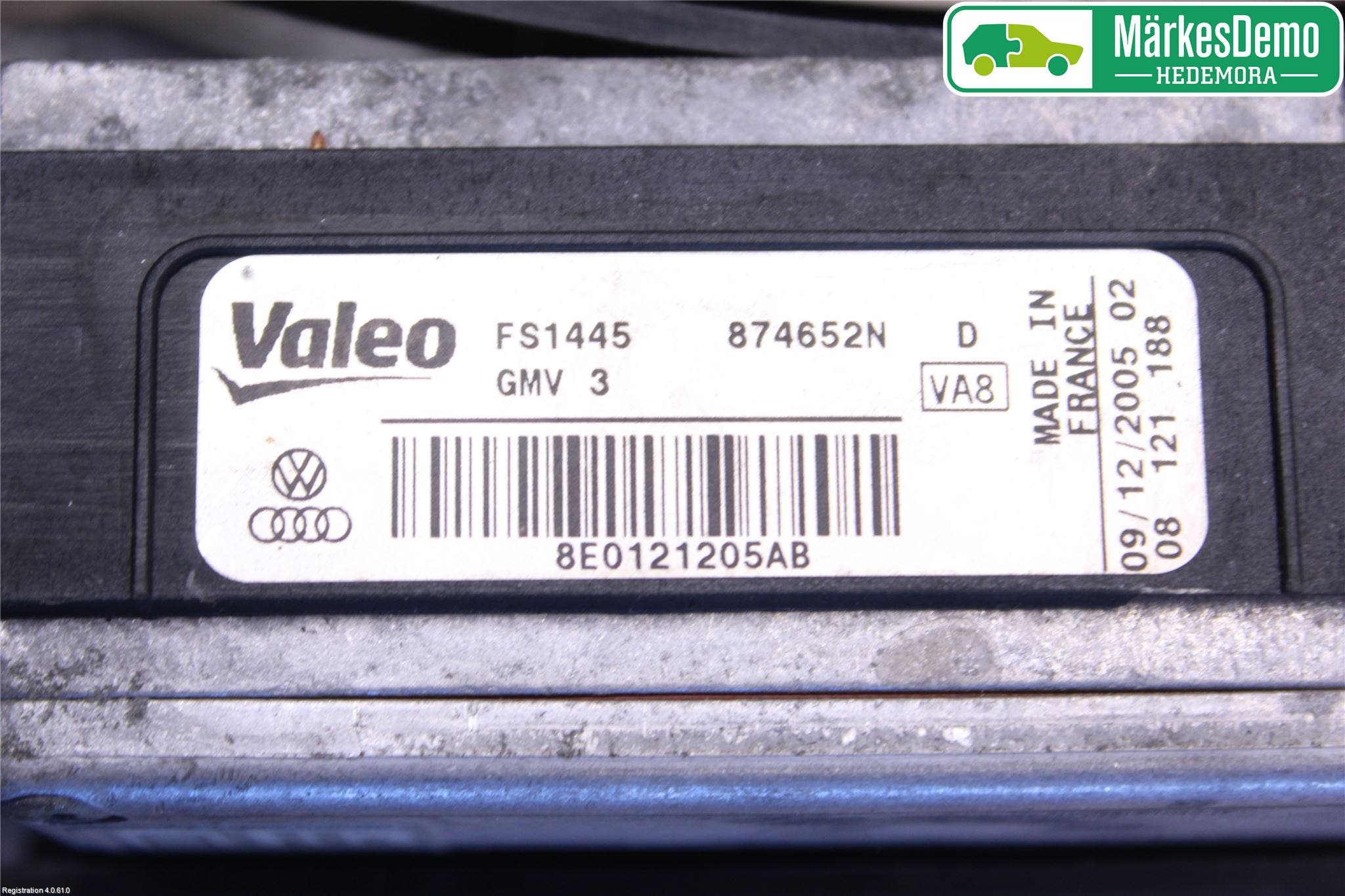 Audi A4/S4 05-07 Kylfläkt El