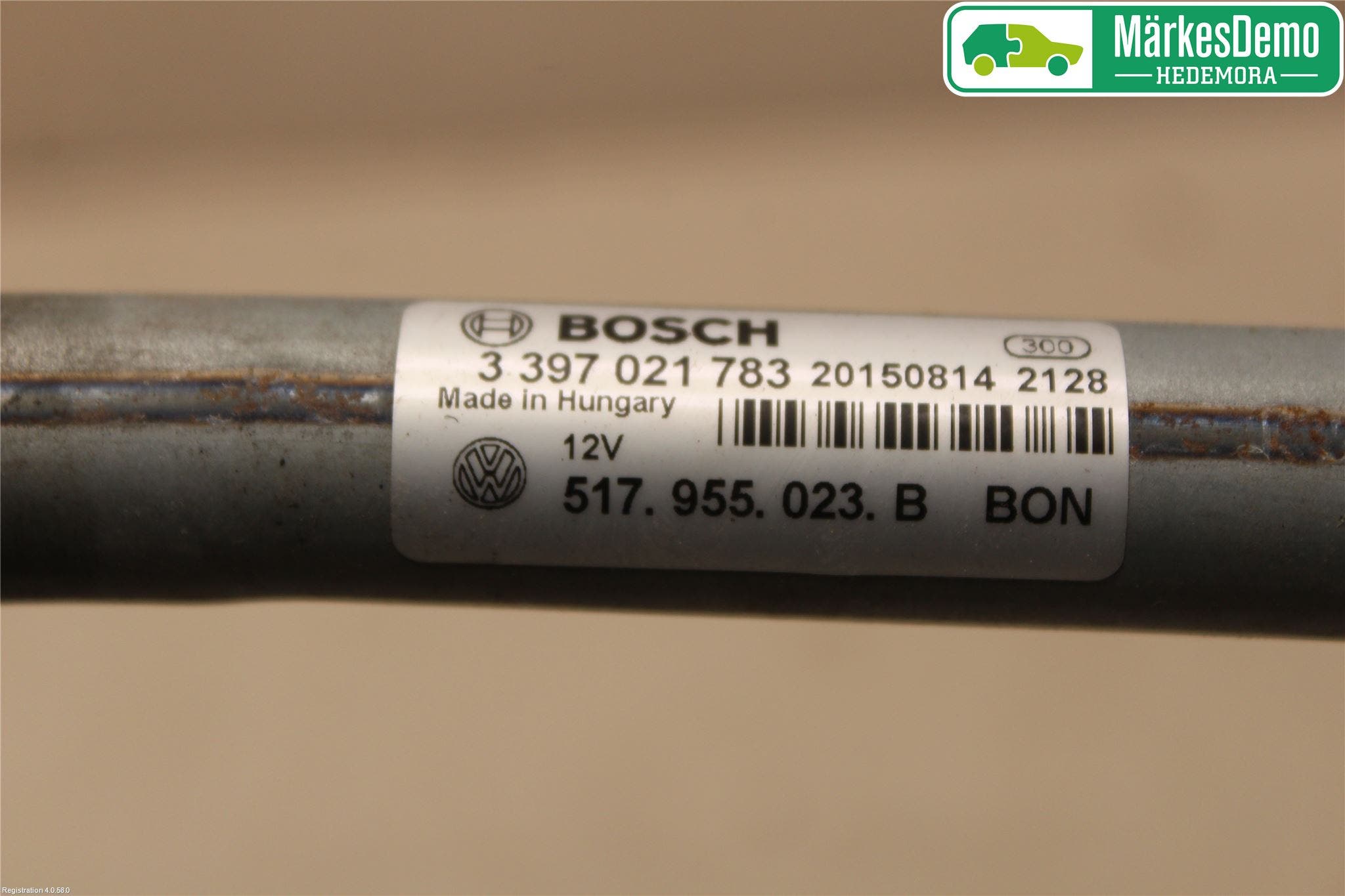 Volkswagen VW GOLF SPORTSVAN 15-20 Torkarmekanism Vindruta