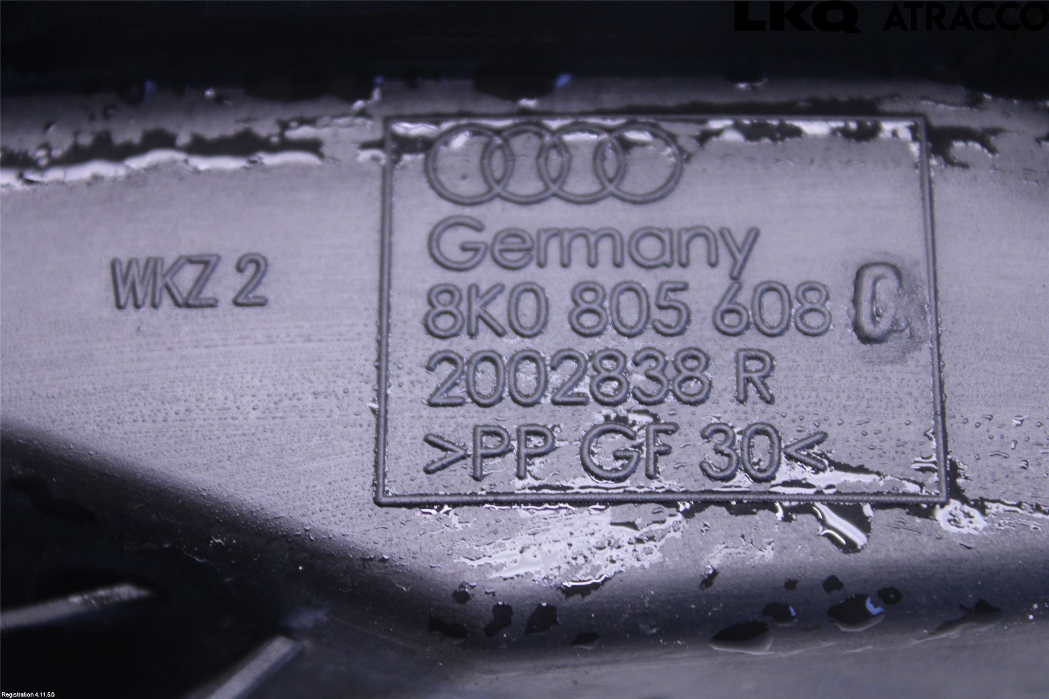 Audi A4/S4 08-11 Strålkast Fästsarg