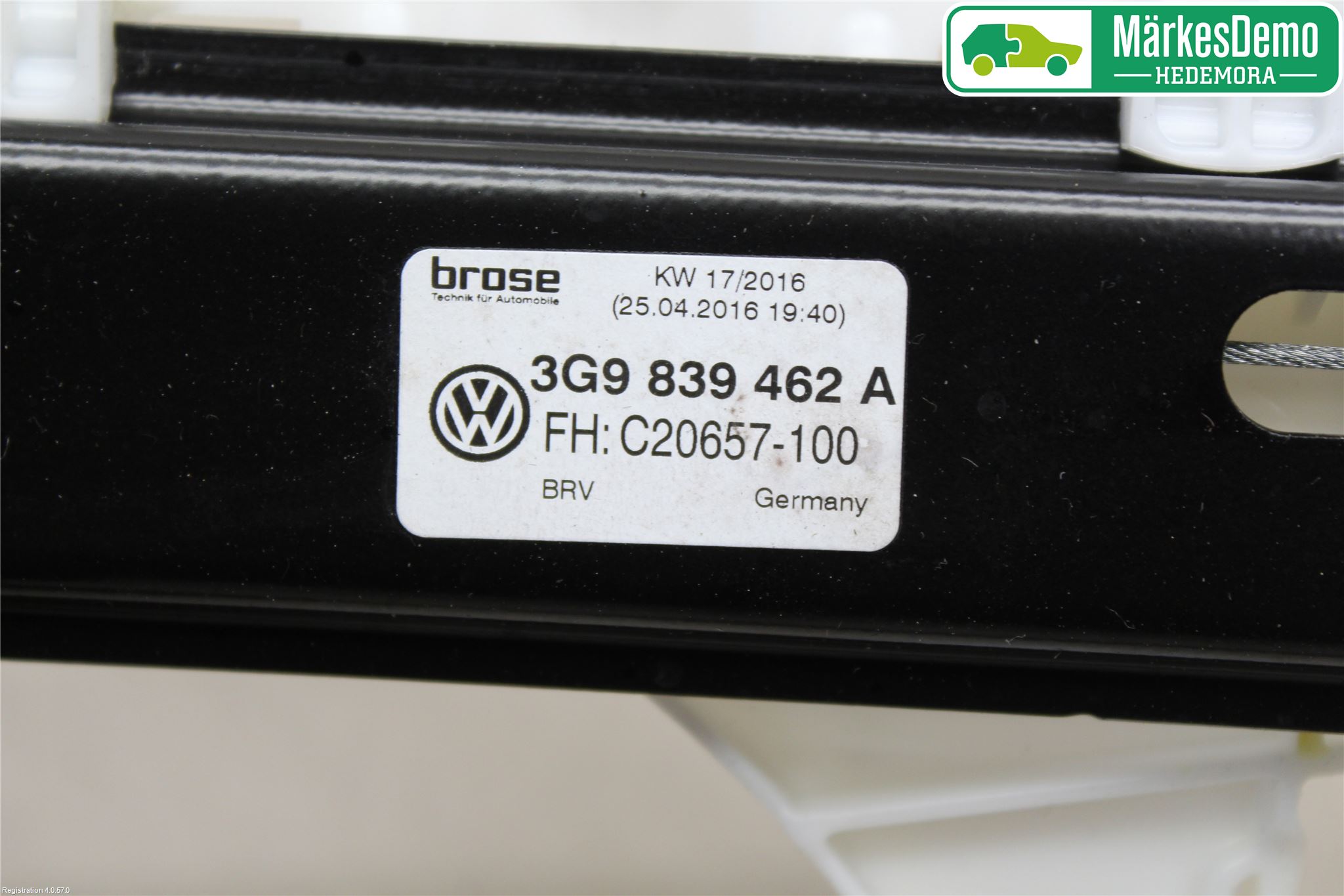 Volkswagen VW PASSAT 15-19 Fönsterhiss El Kompl
