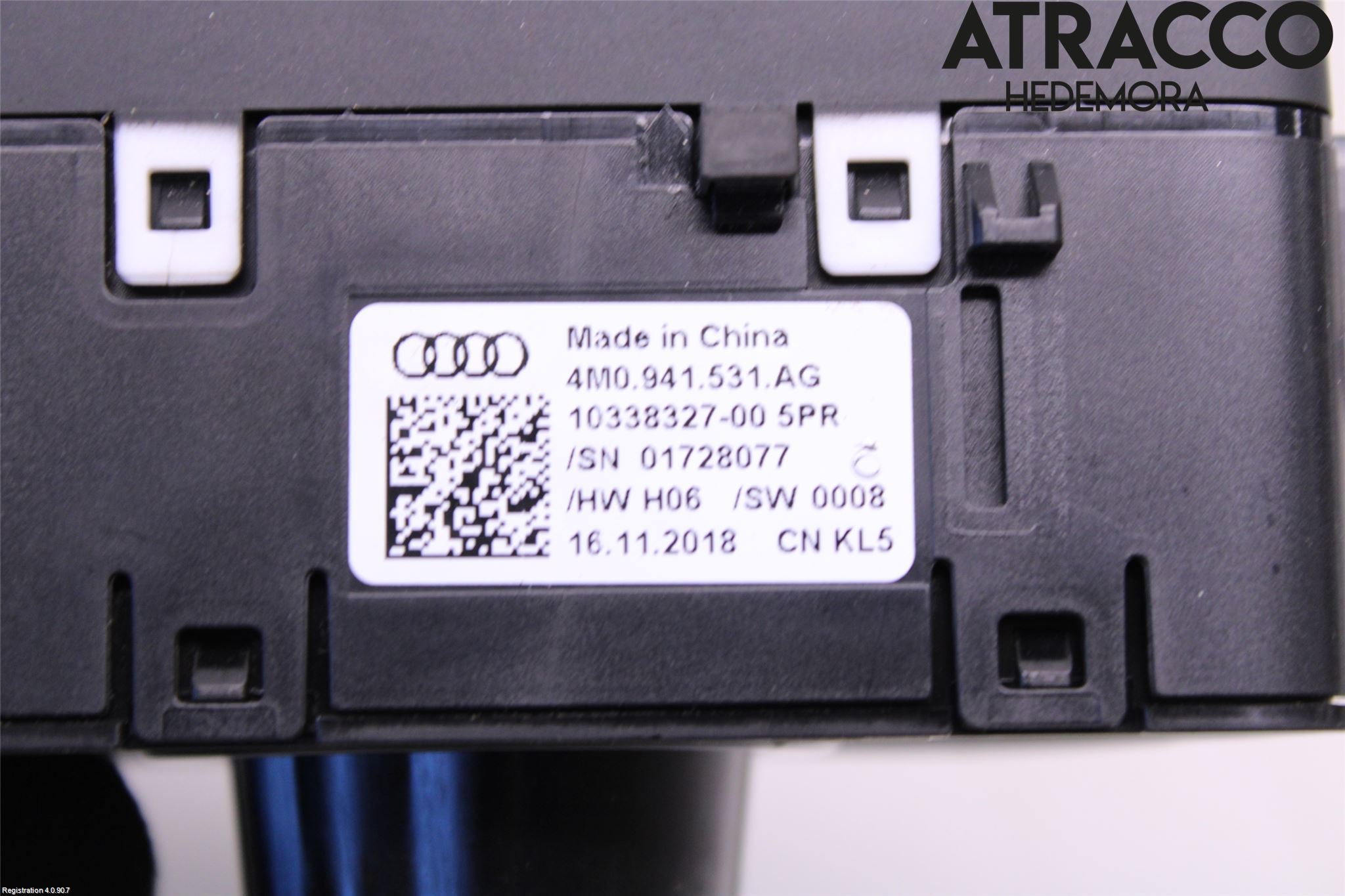 Audi A4/S4 B9 20- Strömställare Ljus