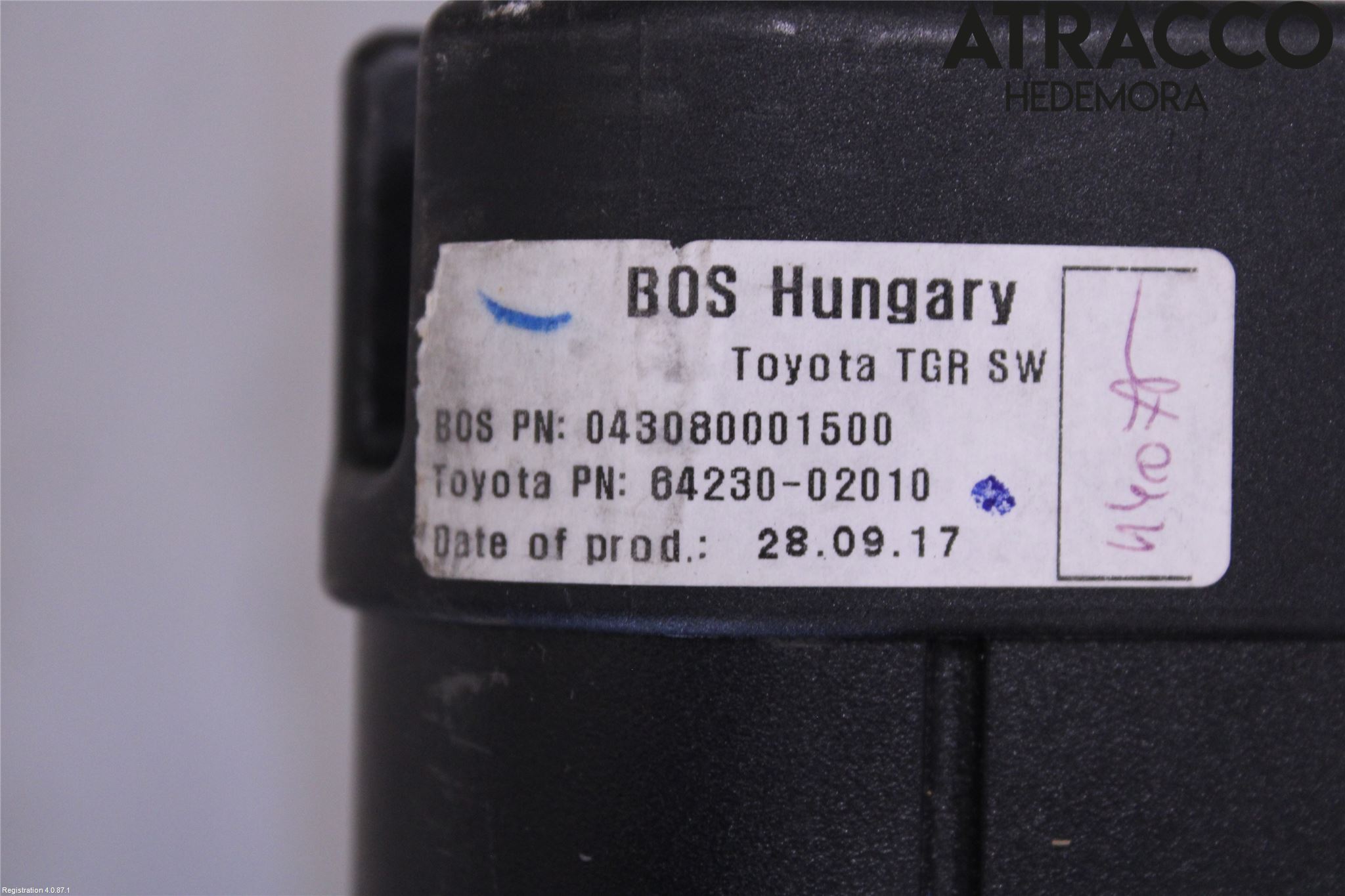 Toyota AURIS 13-19 Lastnät