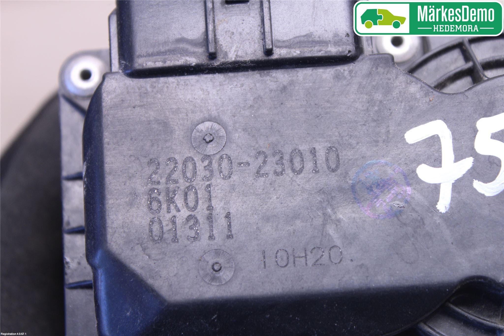 Toyota YARIS XP90 06-11 Injspjällhus