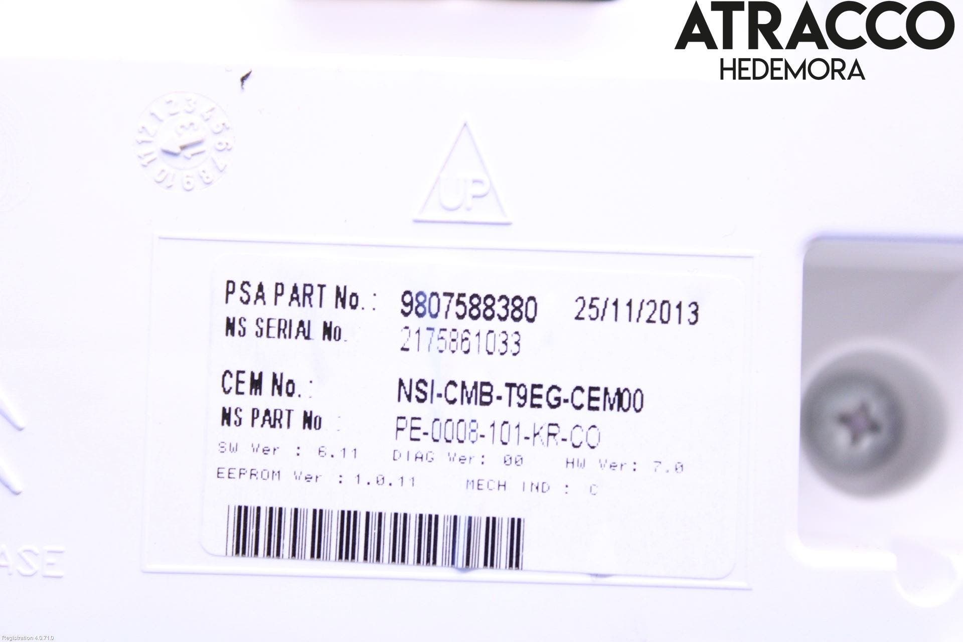 Peugeot 308 14-21 Instrument Komb