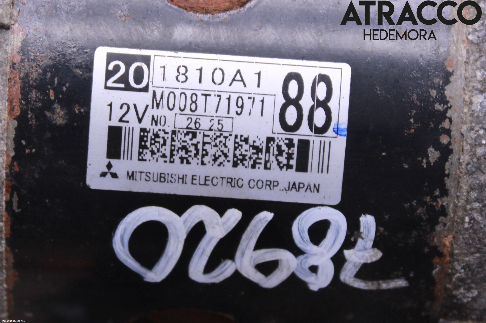 Mitsubishi ASX 10-22 Startmotor Diesel