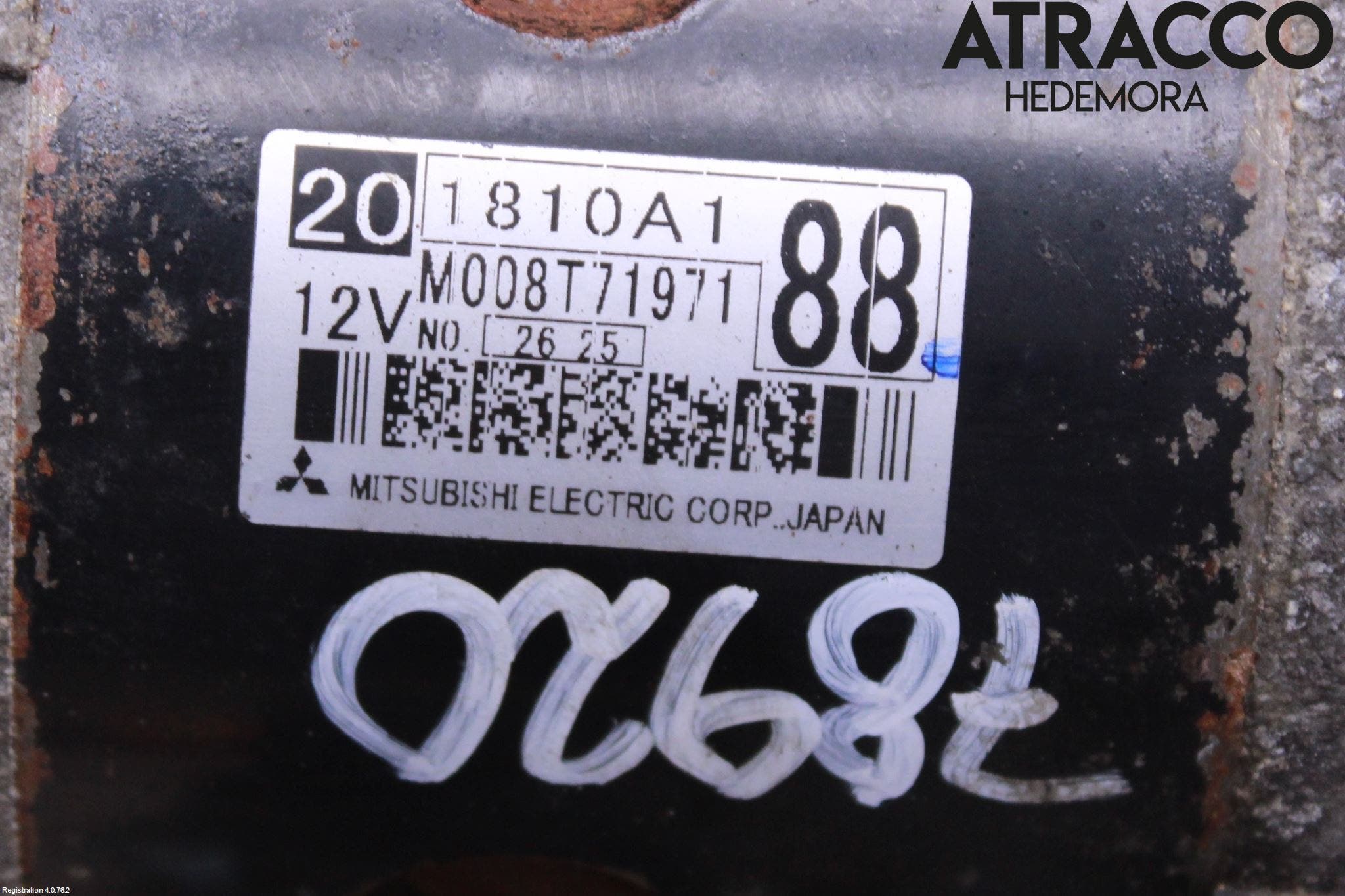 Mitsubishi ASX 10-22 Startmotor Diesel