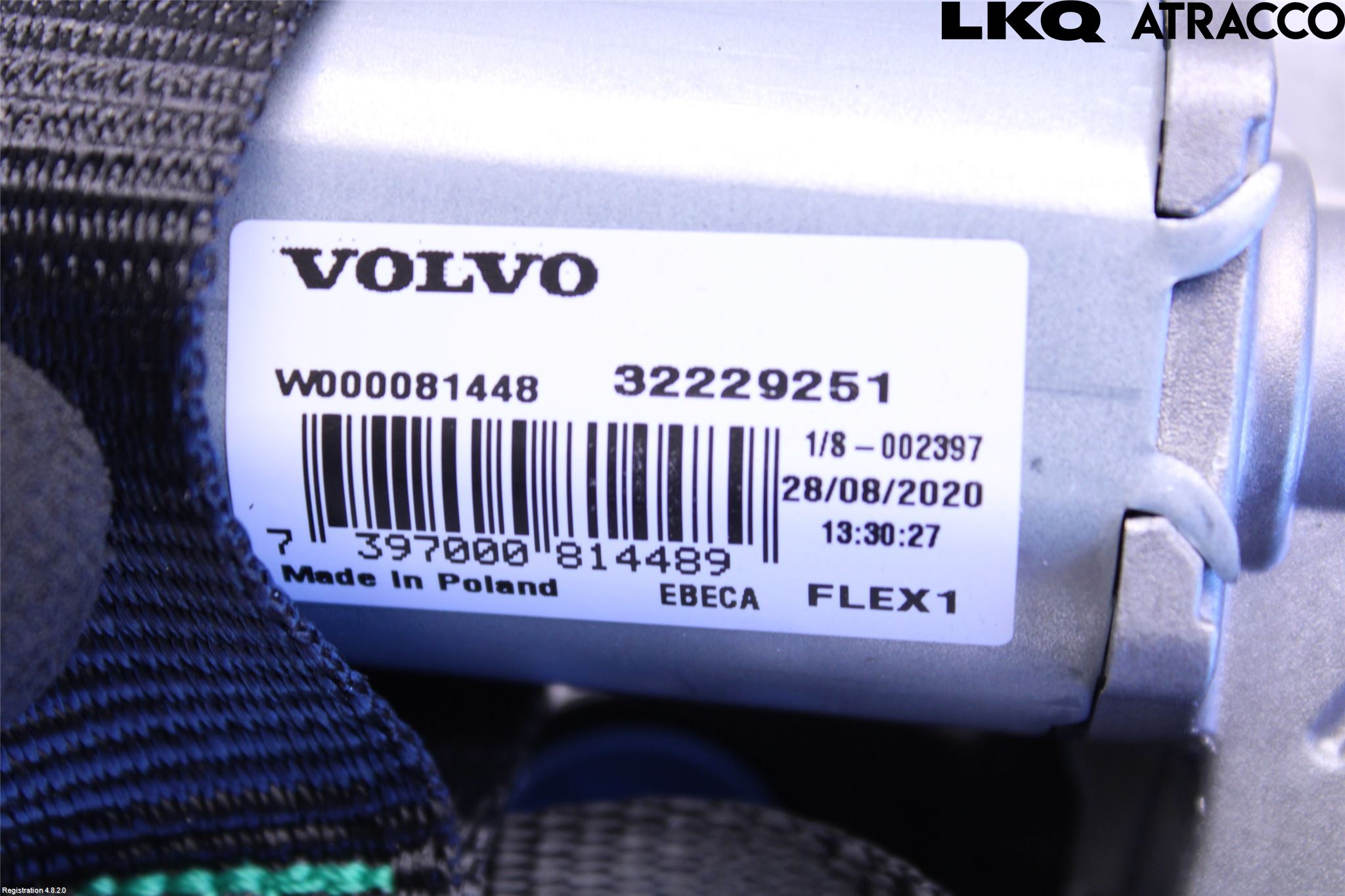 Volvo XC60 18- Torkarmotor Baklucka
