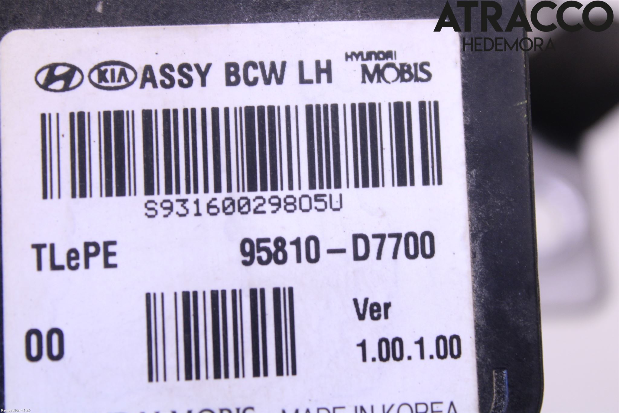 Hyundai TUCSON 05- Sensor Aktivt Kollisionsskydd