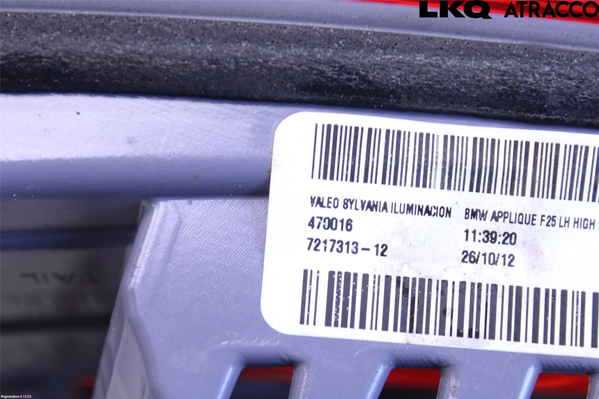 BMW X3 F25 10-17 Bakljus Lucka Vä