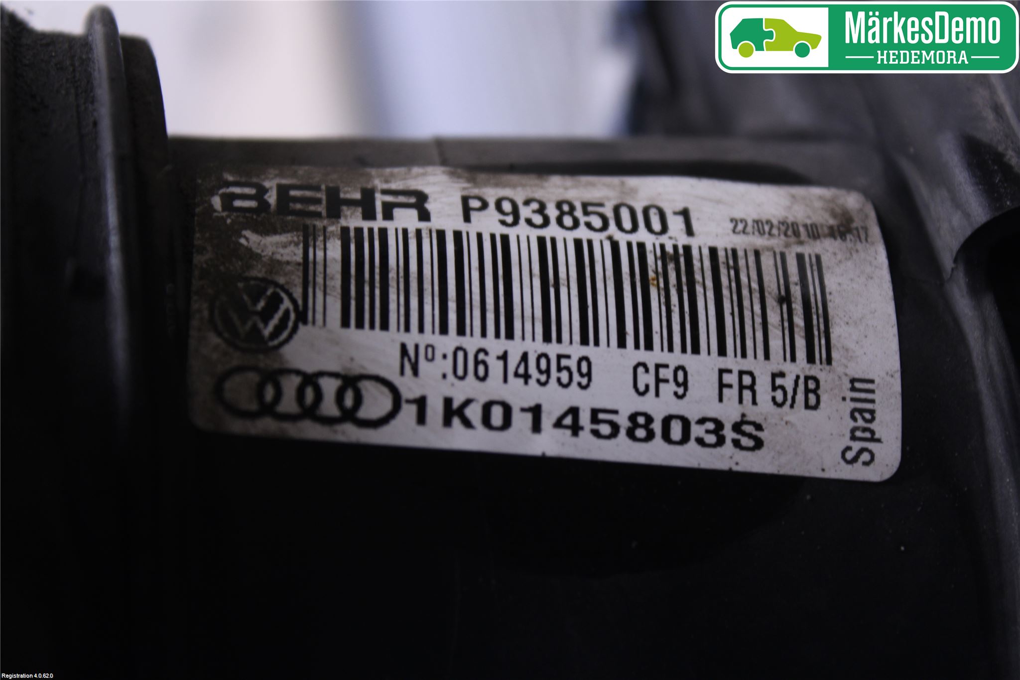 Skoda OCTAVIA (1Z) 05-13 Laddluft-Intercooler Kyl