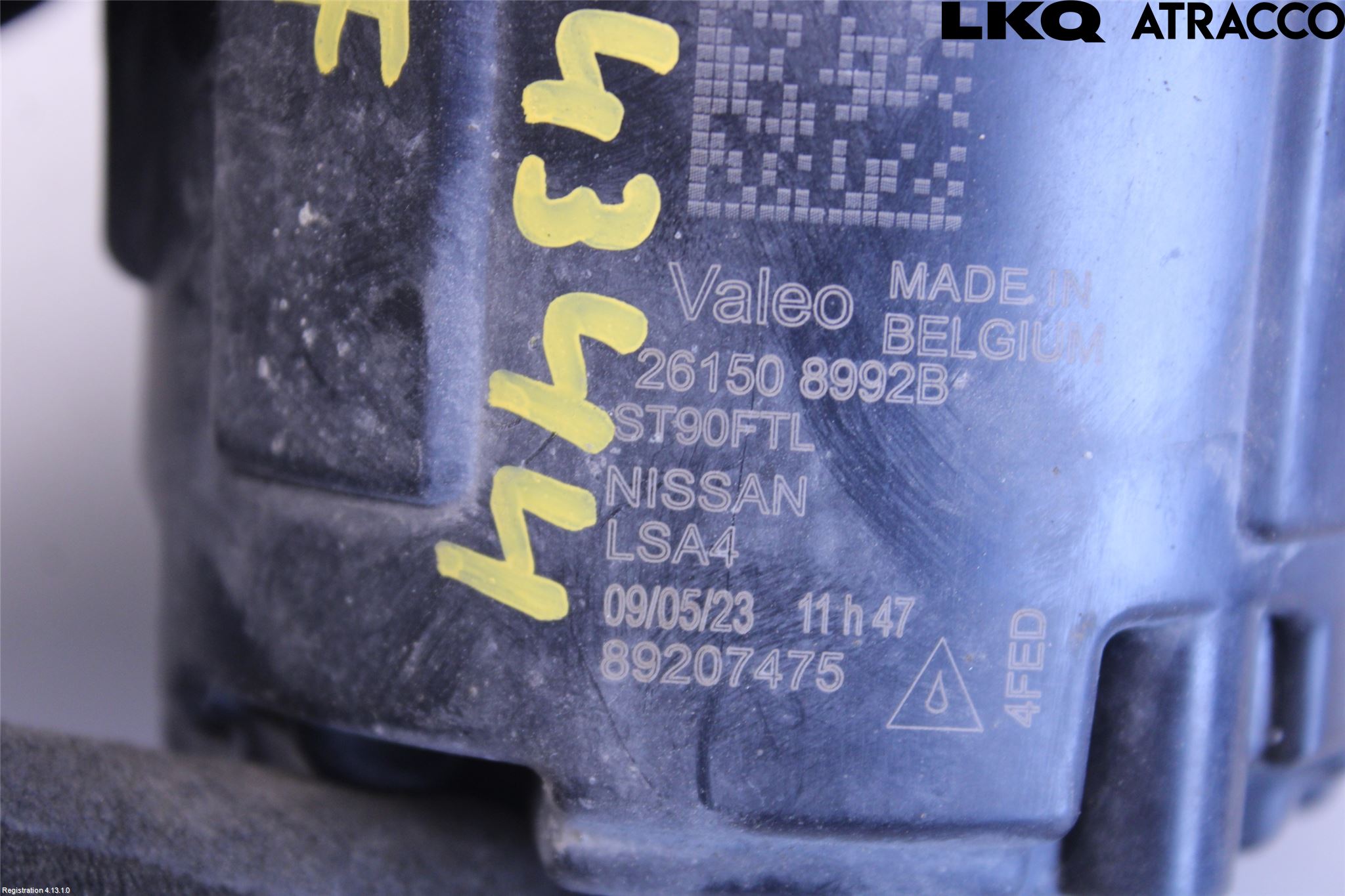 Nissan QASHQAI 14-17 Dimljus-Varselljus Fram