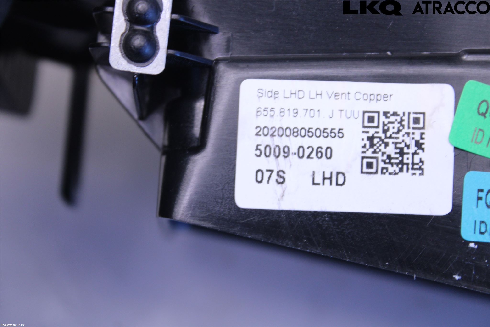 Skoda SCALA 19- Defrosterkanal-Munstycke