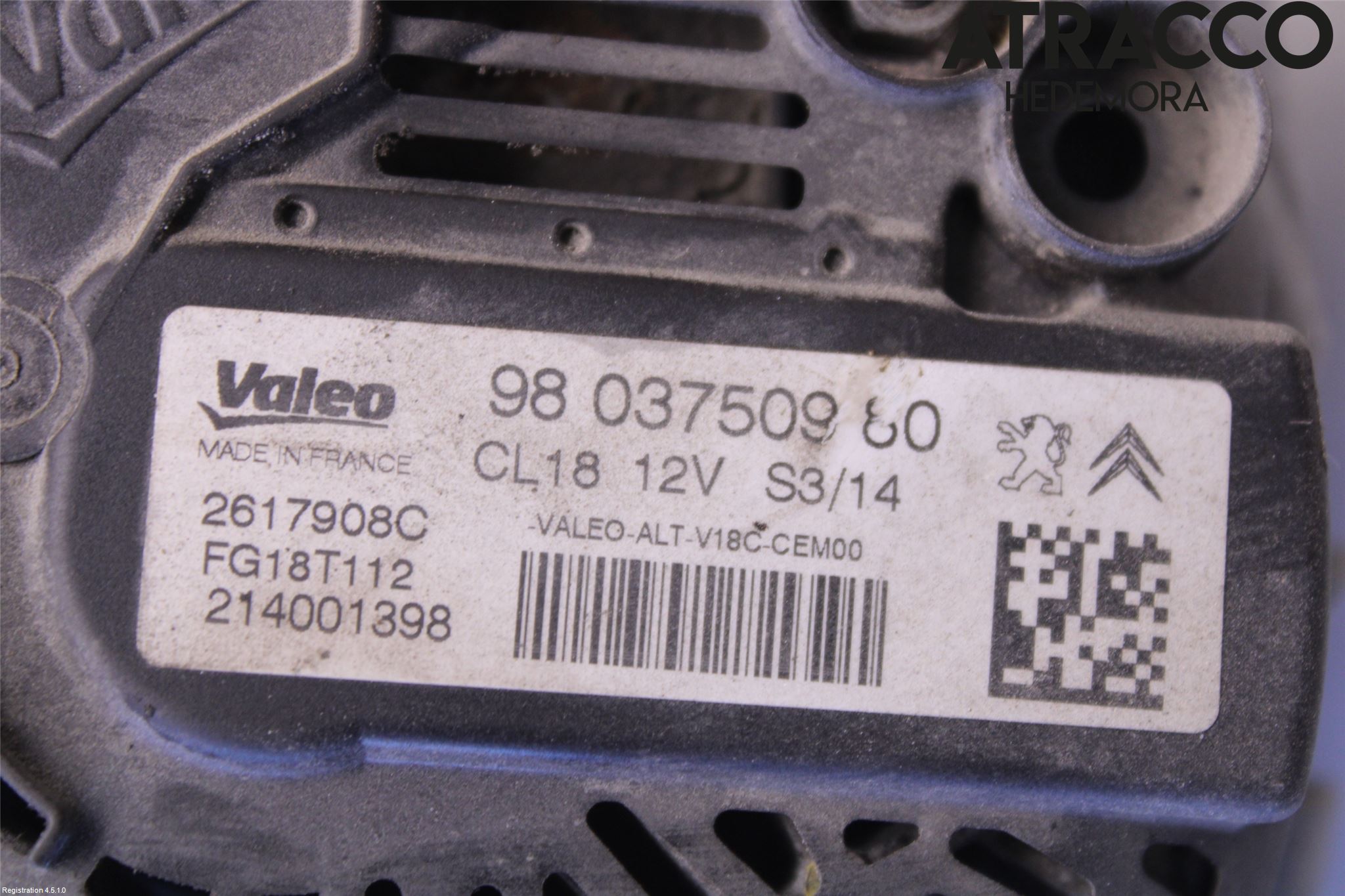 Peugeot 508 11-18 Generator