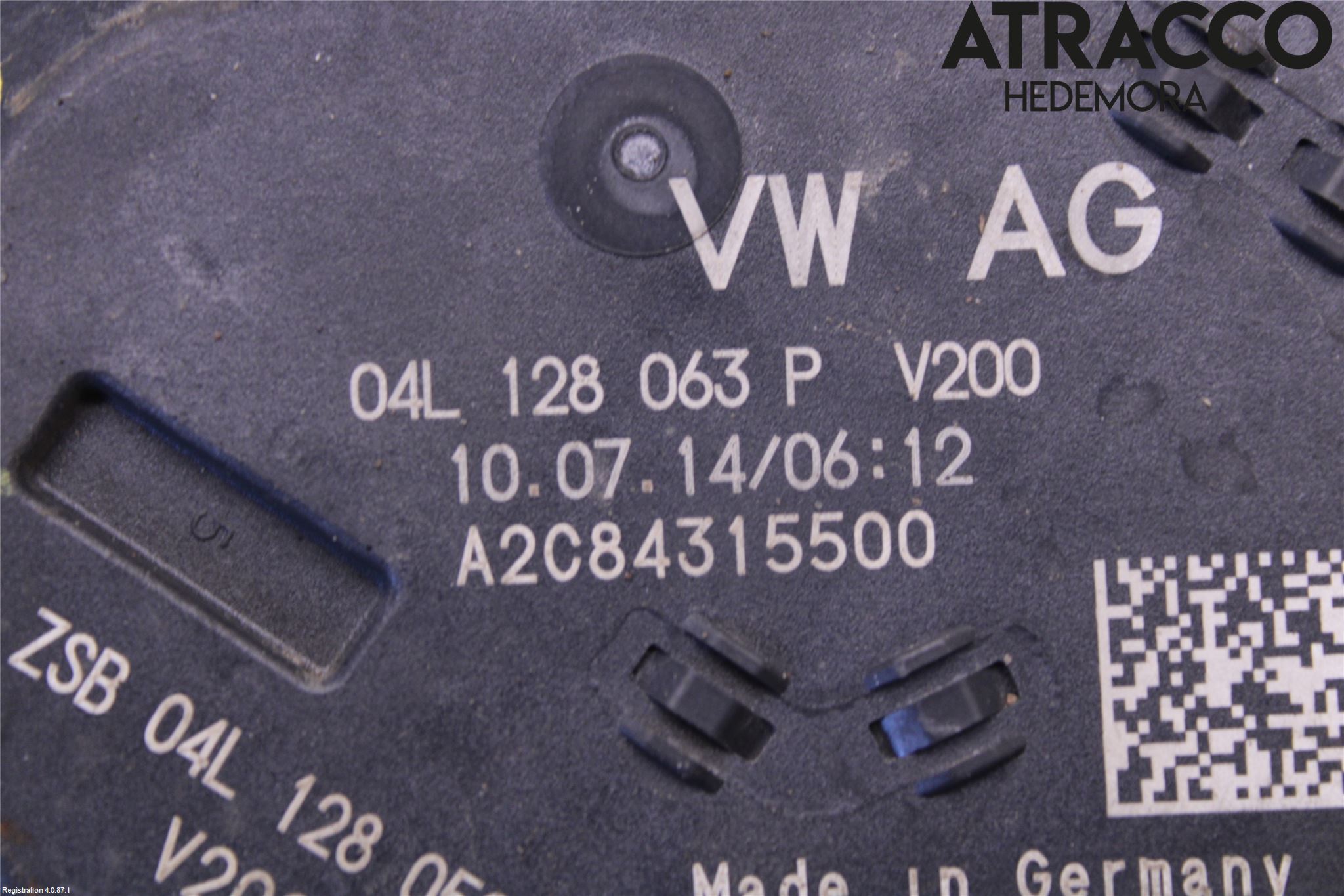 Audi A4 12-15 Injspjällhus