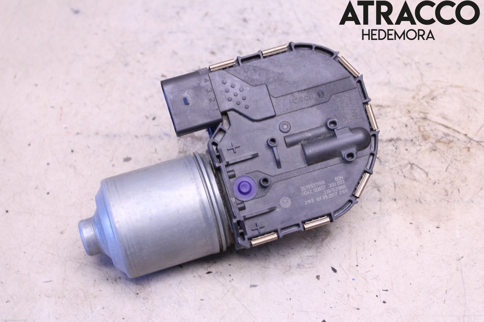 Volkswagen VW PASSAT 15-19 Torkarmotor Vindruta