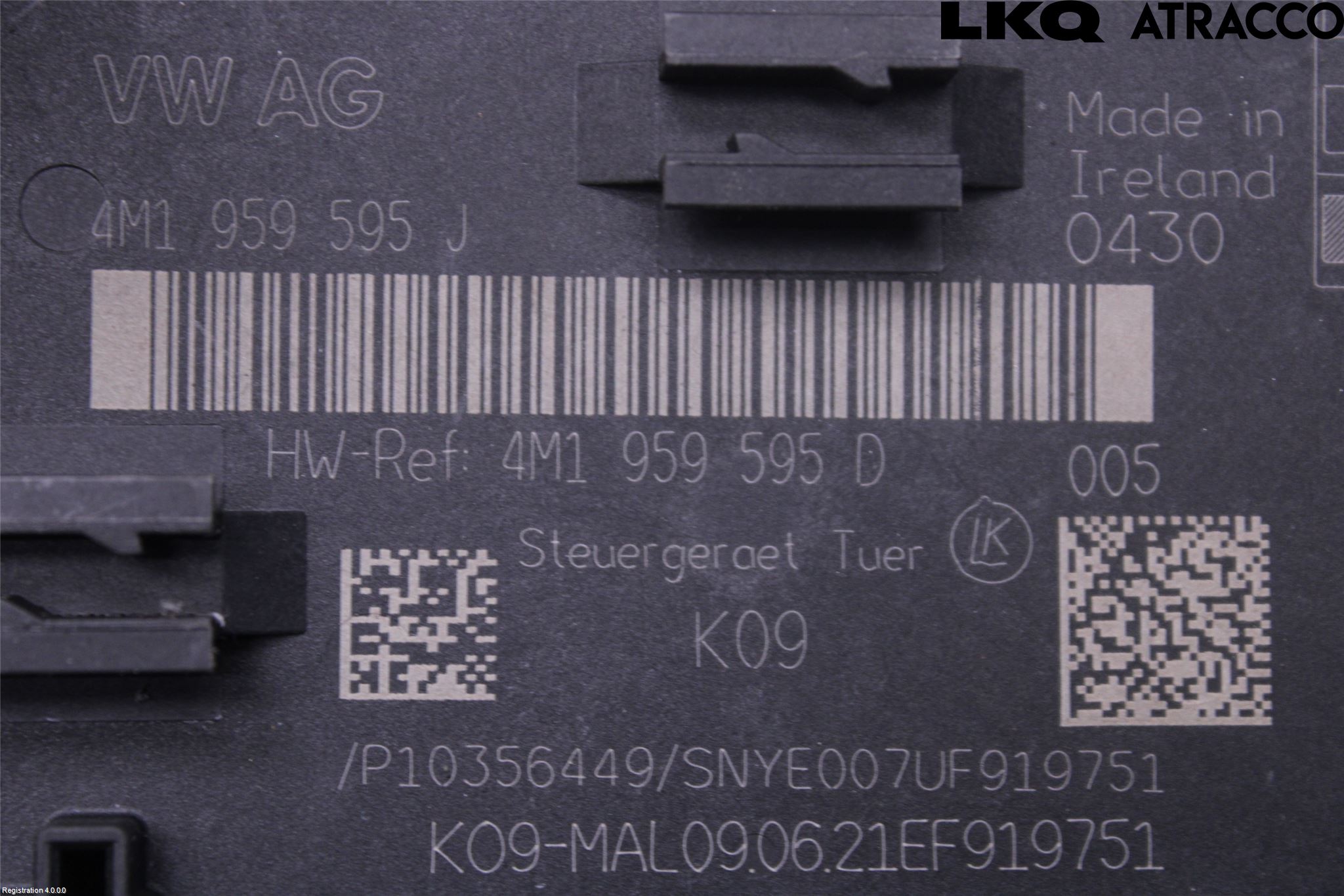 Audi A6 F2/C8 19- Styrenhet Dörr