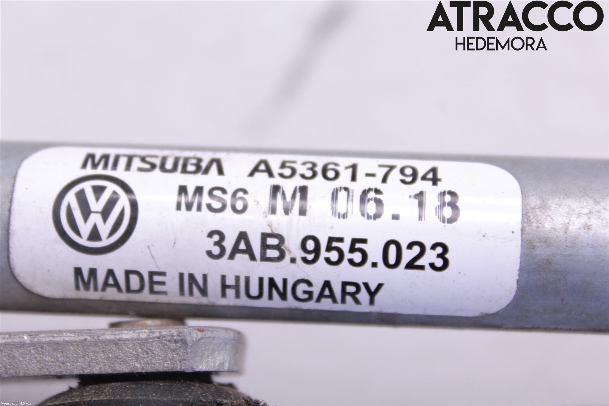 Volkswagen VW PASSAT 11-14 Torkarmekanism Vindruta