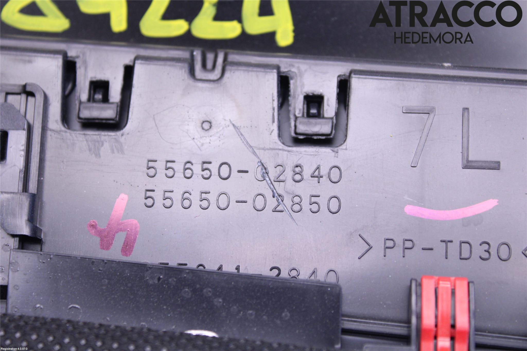 Toyota COROLLA 19- Defrosterkanal-Munstycke