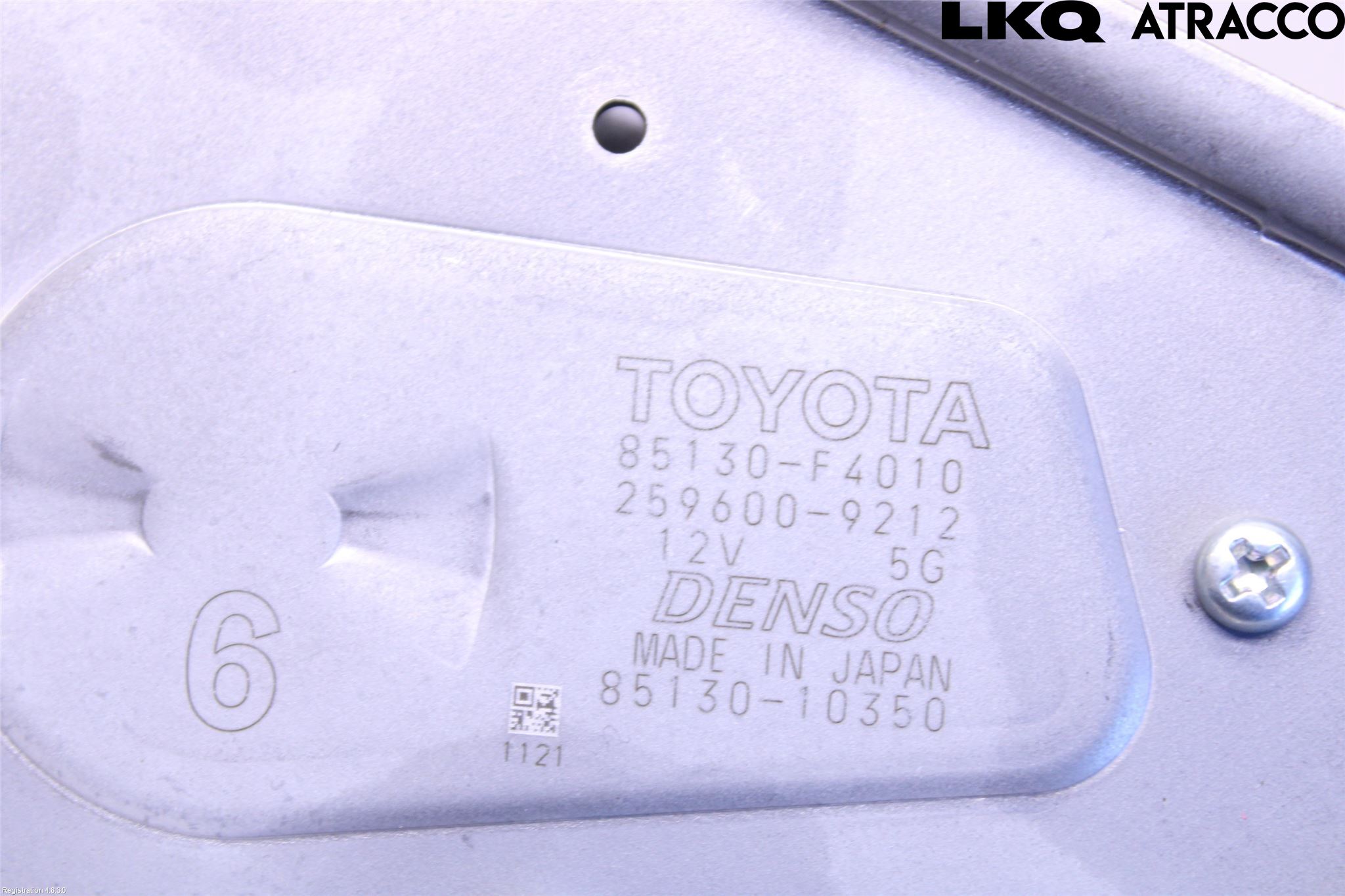 Toyota C-HR 16-23 Torkarmotor Baklucka