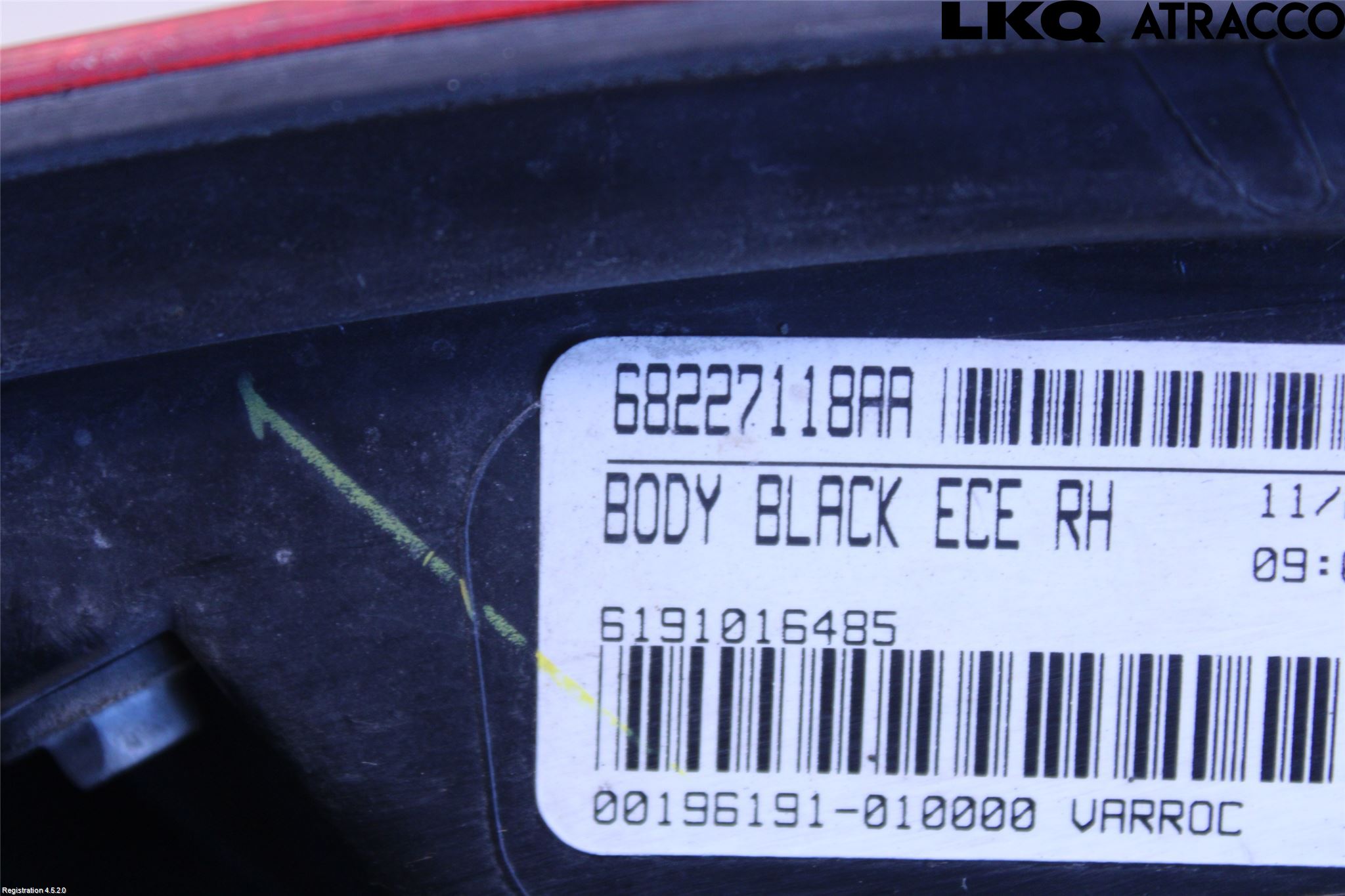 Fiat FREEMONT Bakljus Höger